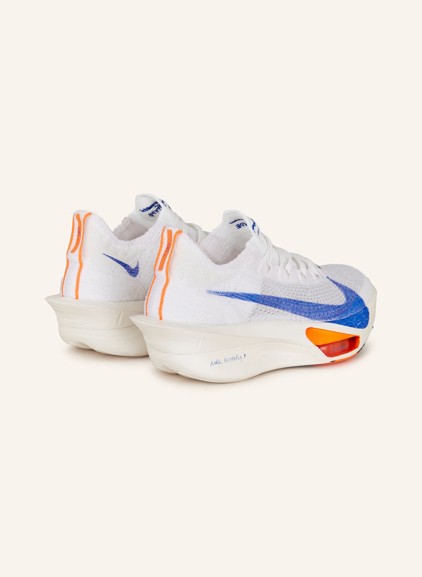 Nike Running shoes AIR ZOOM ALPHAFLY 3, Color: WHITE/ BLUE (Image 2)