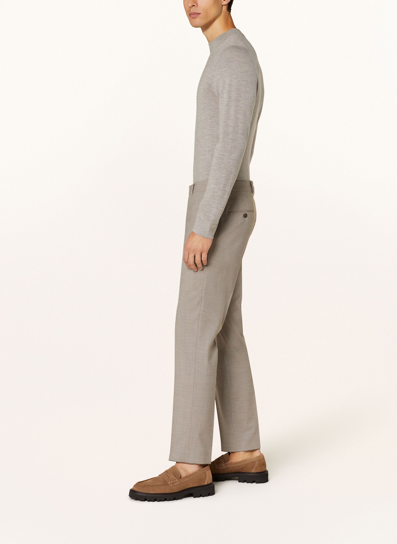 JOOP! Suit trousers logo BLAYR slim fit, Color: 270 Light Beige 270 (Image 5)