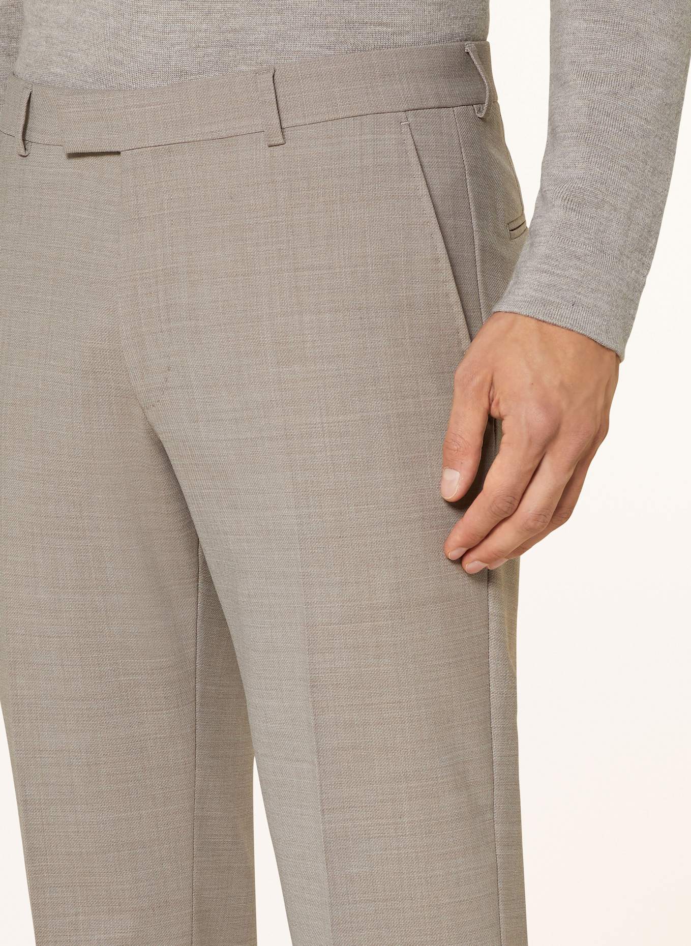 JOOP! Suit trousers logo BLAYR slim fit, Color: 270 Light Beige 270 (Image 6)