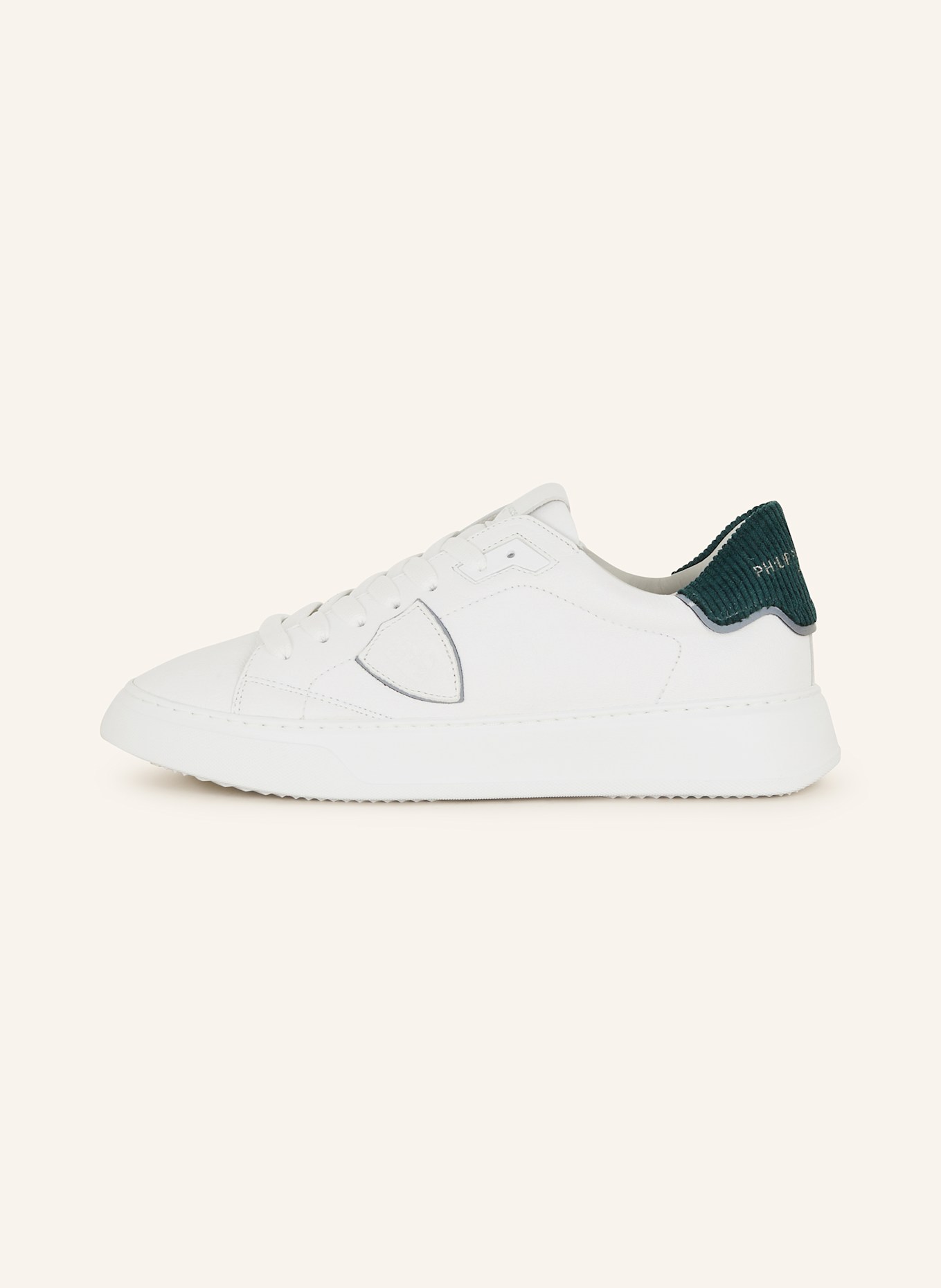 PHILIPPE MODEL Sneakers TEMPLE, Color: WHITE/ DARK GREEN (Image 4)