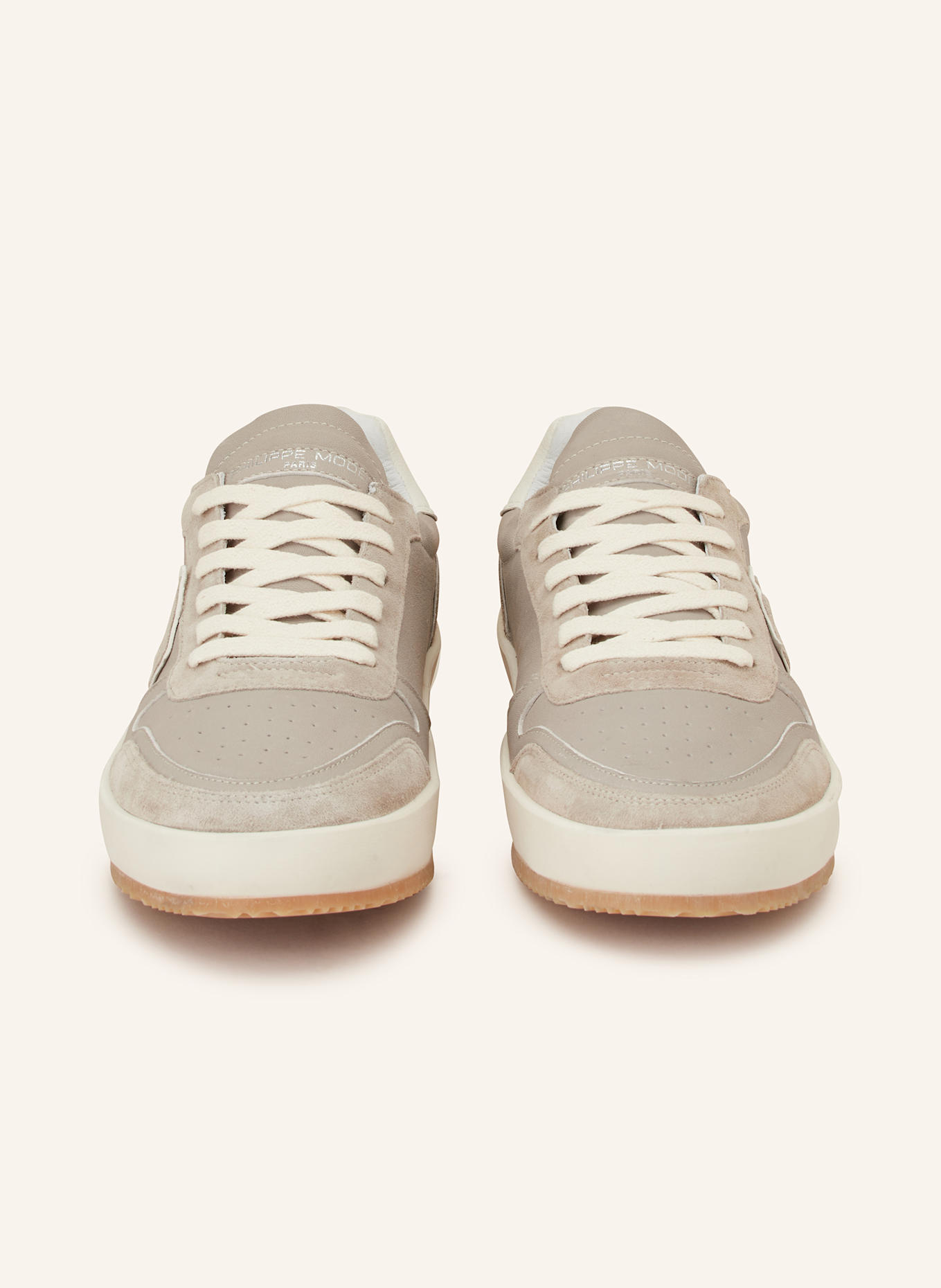 PHILIPPE MODEL Sneakers NICE, Color: GRAY/ ECRU (Image 3)