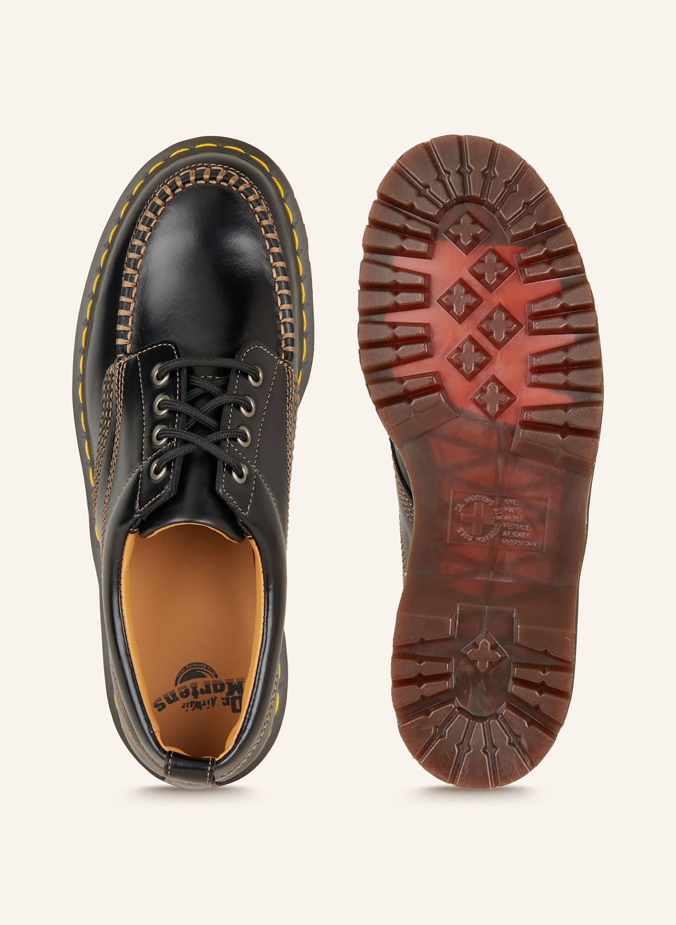Dr. Martens Buty sznurowane LOWELL: CZARNY