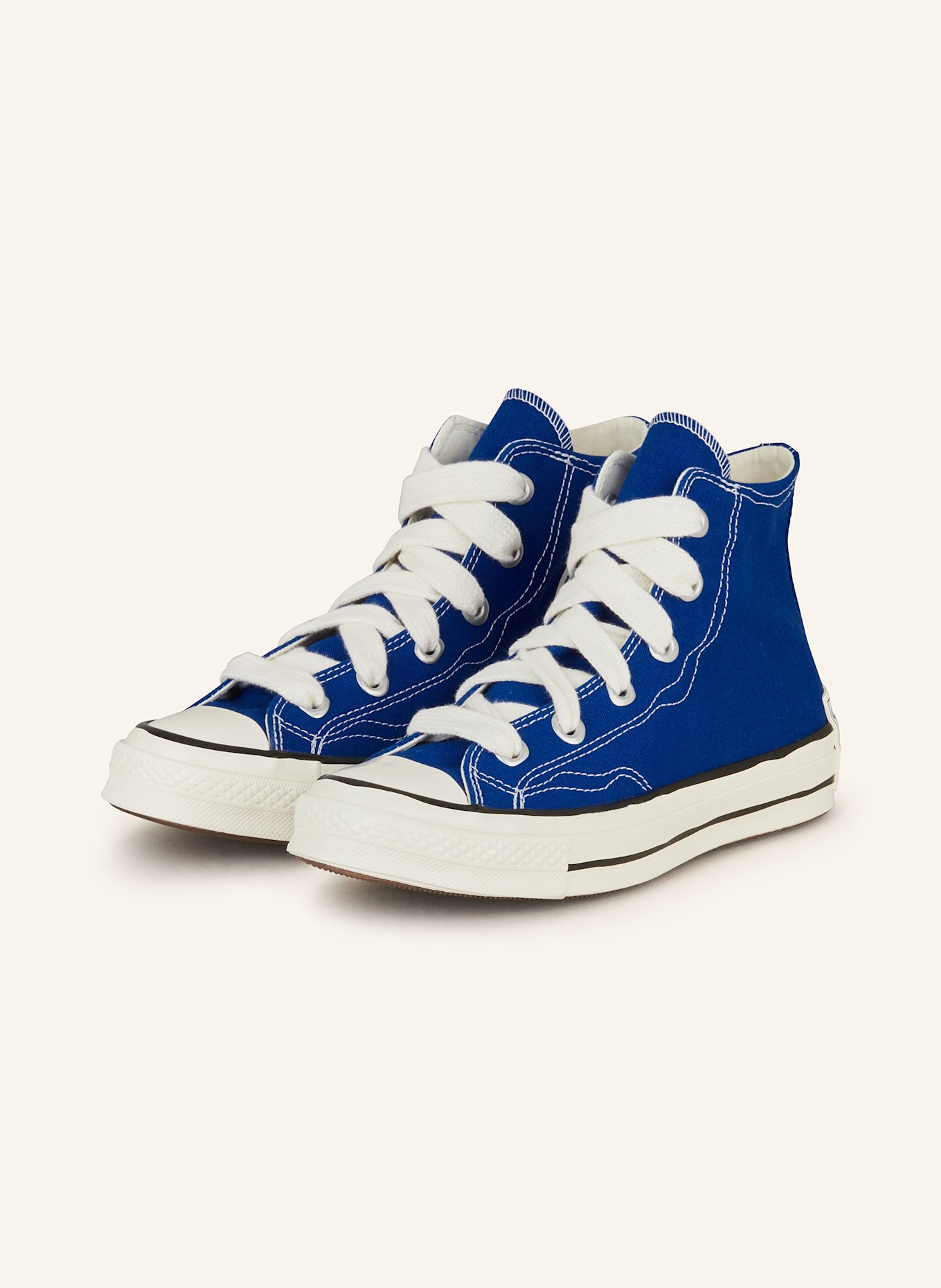 Royal blue high top converse outlet