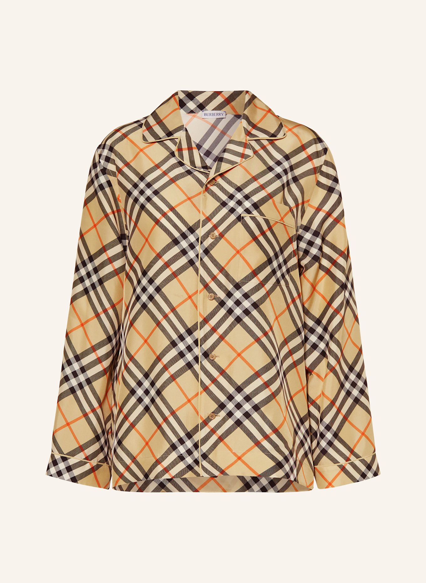 Burberry silk blouse shop