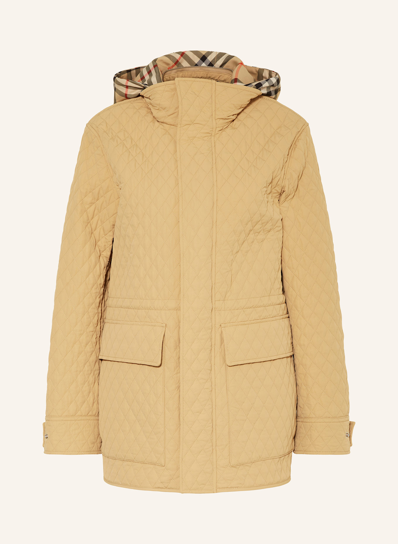 BURBERRY Quilted jacket in beige