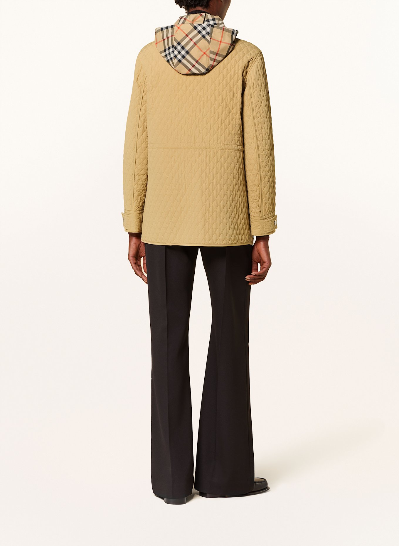 BURBERRY Quilted jacket in beige