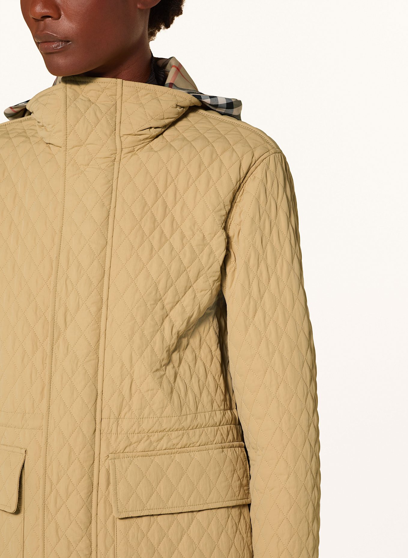 BURBERRY Kurtka pikowana: BEŻOWY