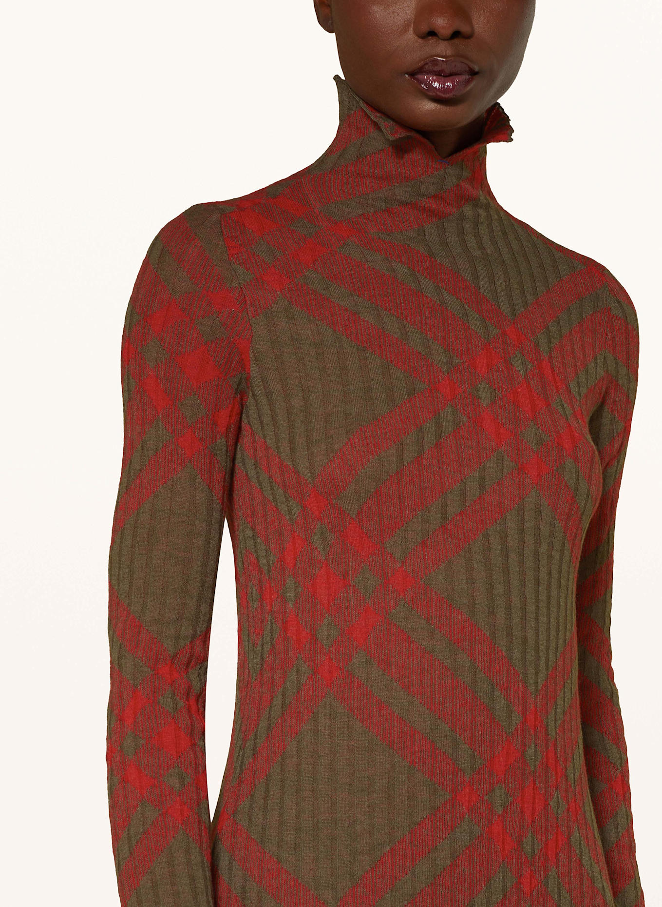 BURBERRY Knit dress with mohair