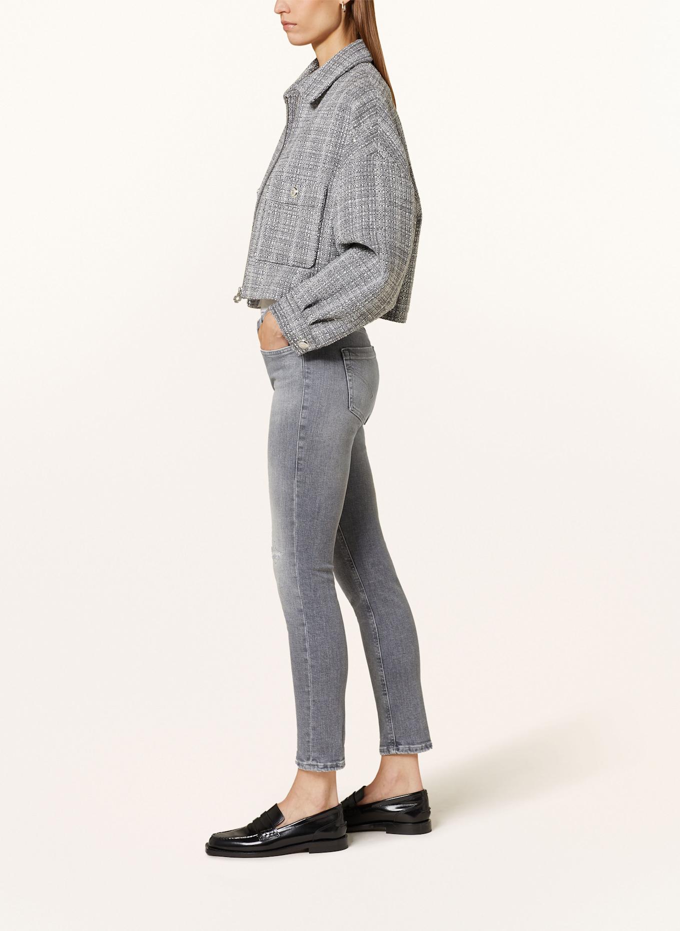 Dondup Skinny Jeans MONROE, Farbe: GRAU (Bild 4)