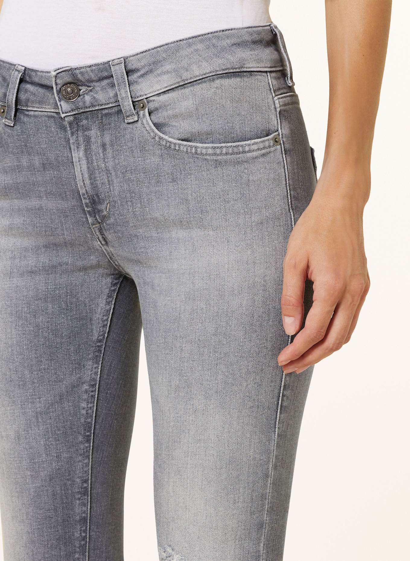 Dondup Skinny Jeans MONROE, Farbe: GRAU (Bild 5)