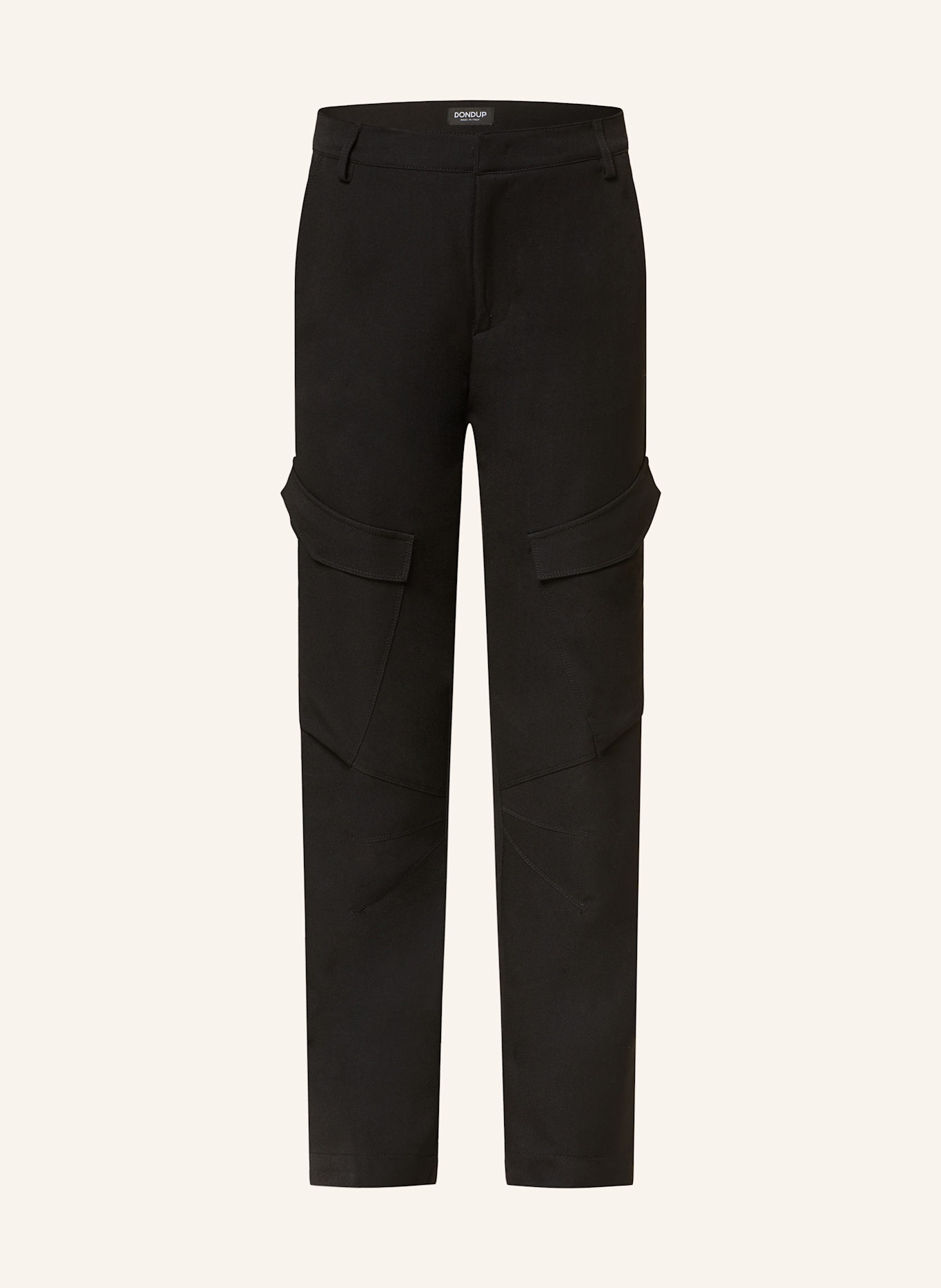 Dondup Cargohose CAMILLA: SCHWARZ