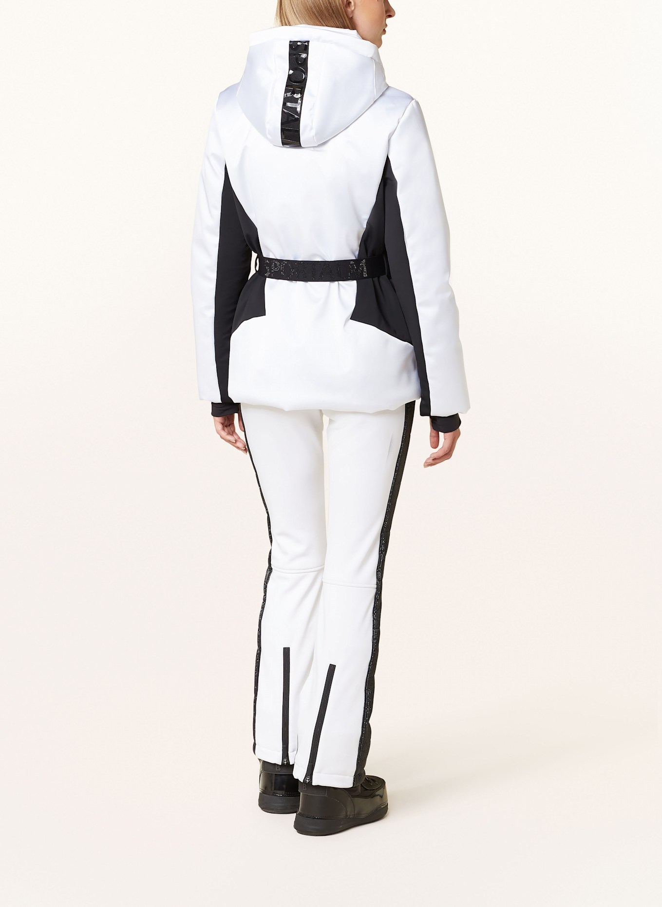SPORTALM Ski jacket: WHITE / BLACK