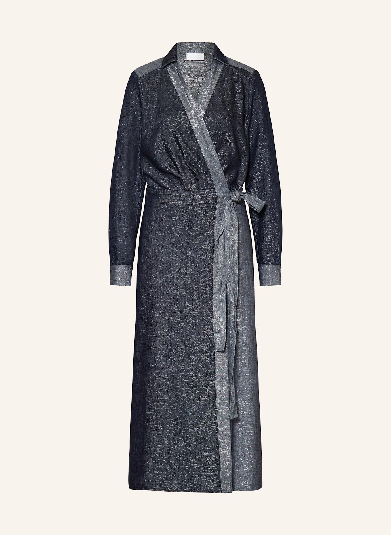 SPORTALM Wrap dress SUMMER in denim look, Color: DARK BLUE (Image 1)