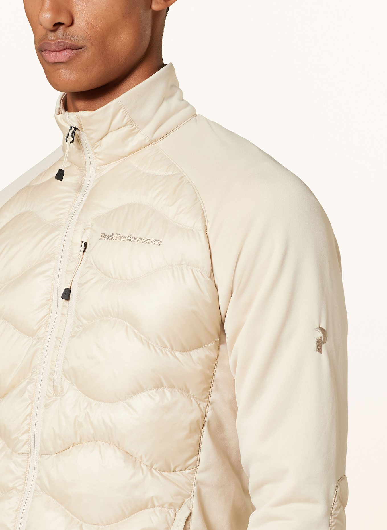 Peak Performance Hybrid down jacket HELIUM in beige