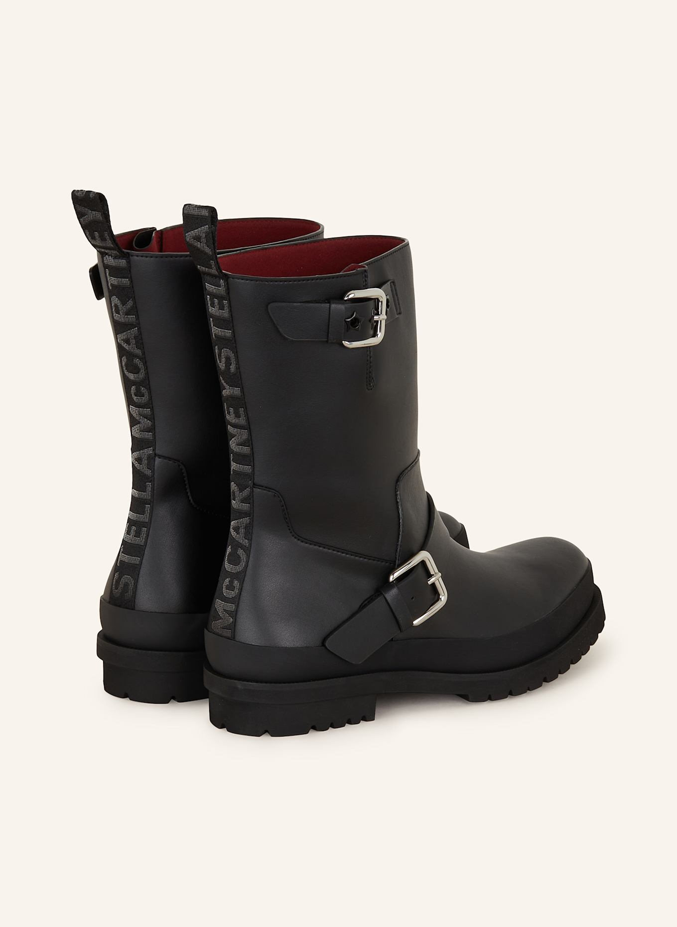 STELLA McCARTNEY Biker Boots TRACE: SCHWARZ