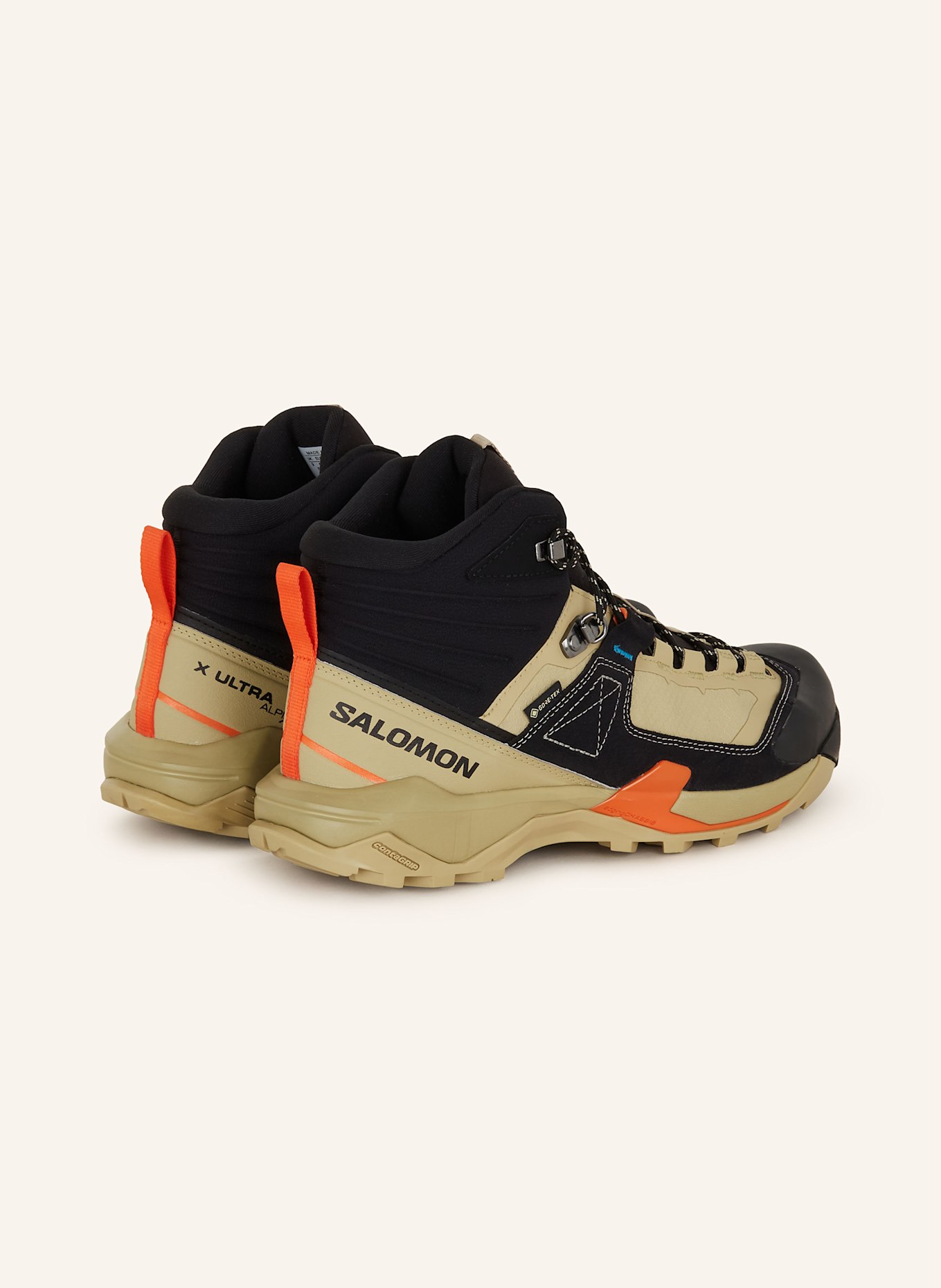 SALOMON Trekking shoes X ULTRA ALPINE MID GORE-TEX, Color: YELLOW/ BLACK (Image 2)