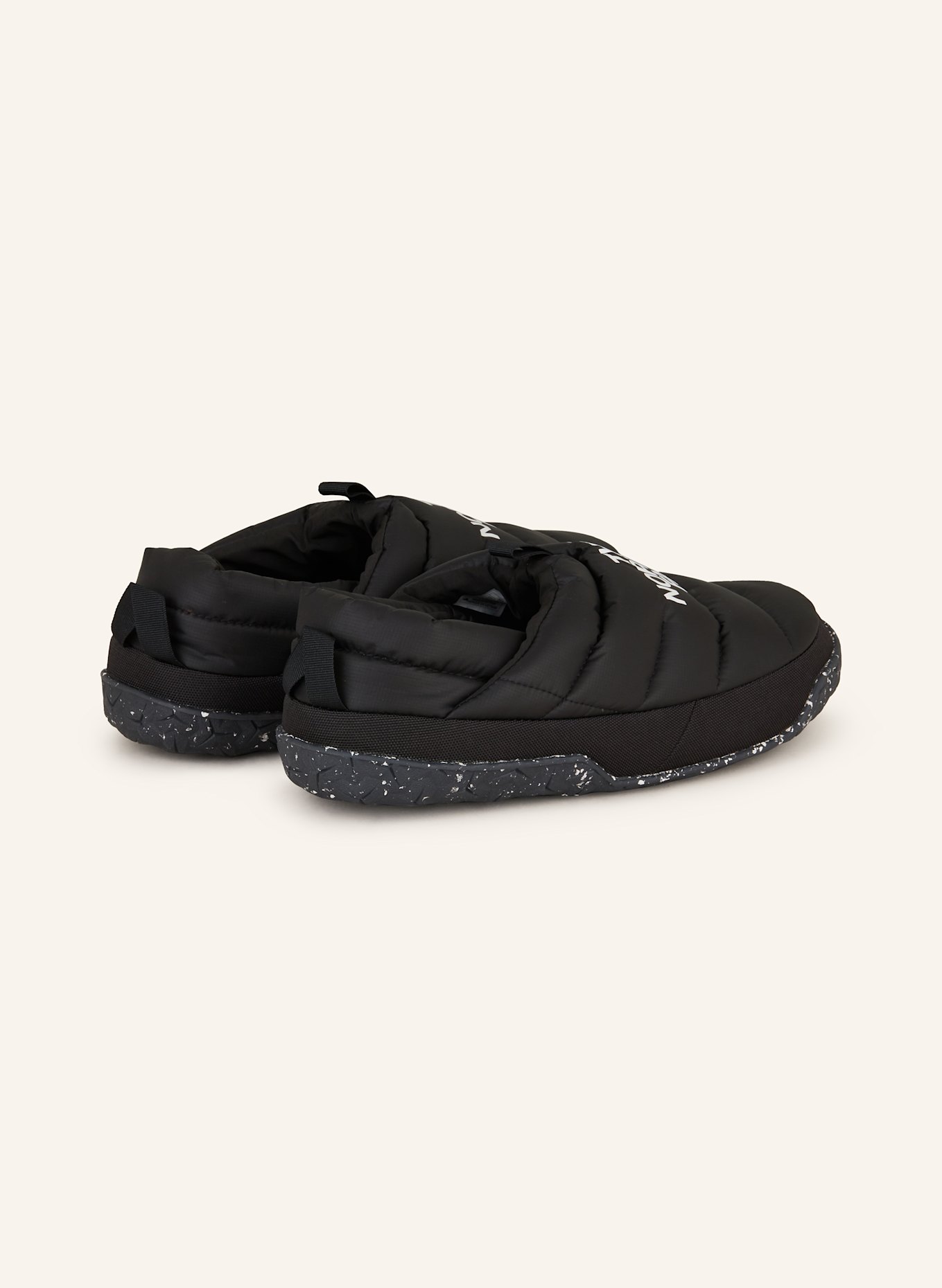 Black north face slippers sales