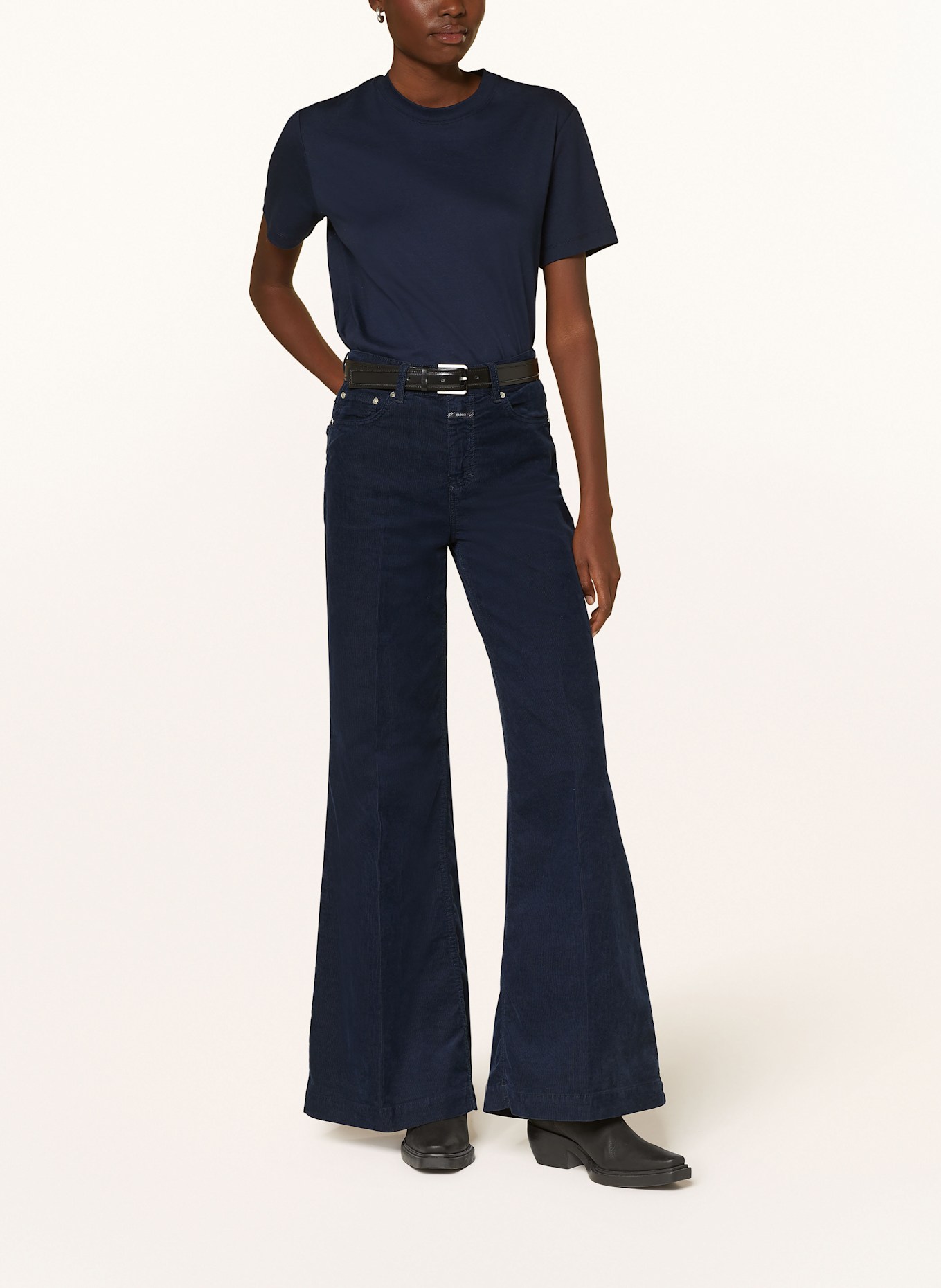 CLOSED Corduroy trousers, Color: DARK BLUE (Image 2)