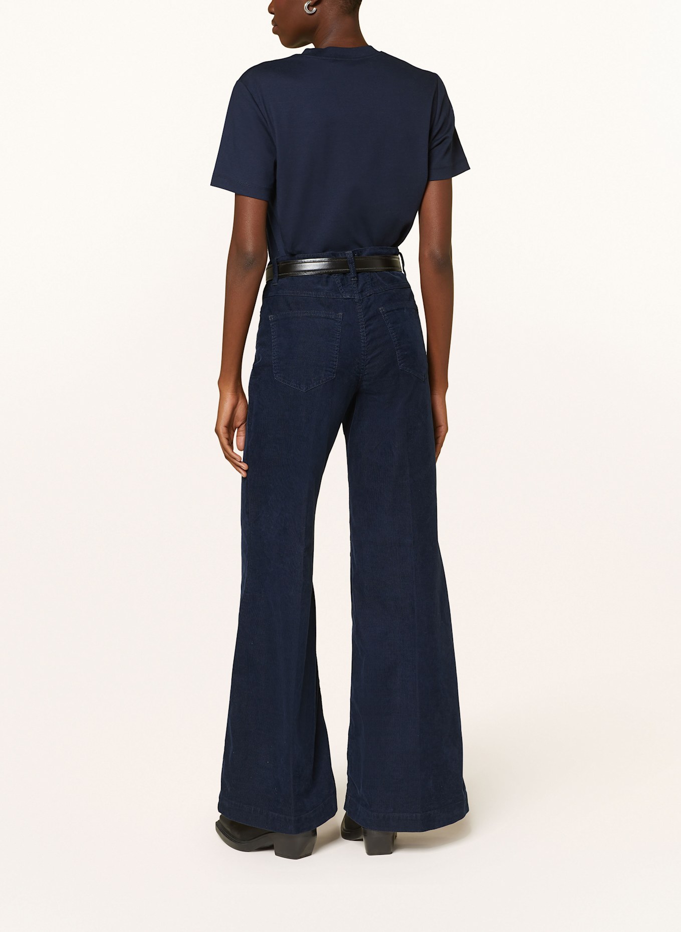 CLOSED Corduroy trousers, Color: DARK BLUE (Image 3)