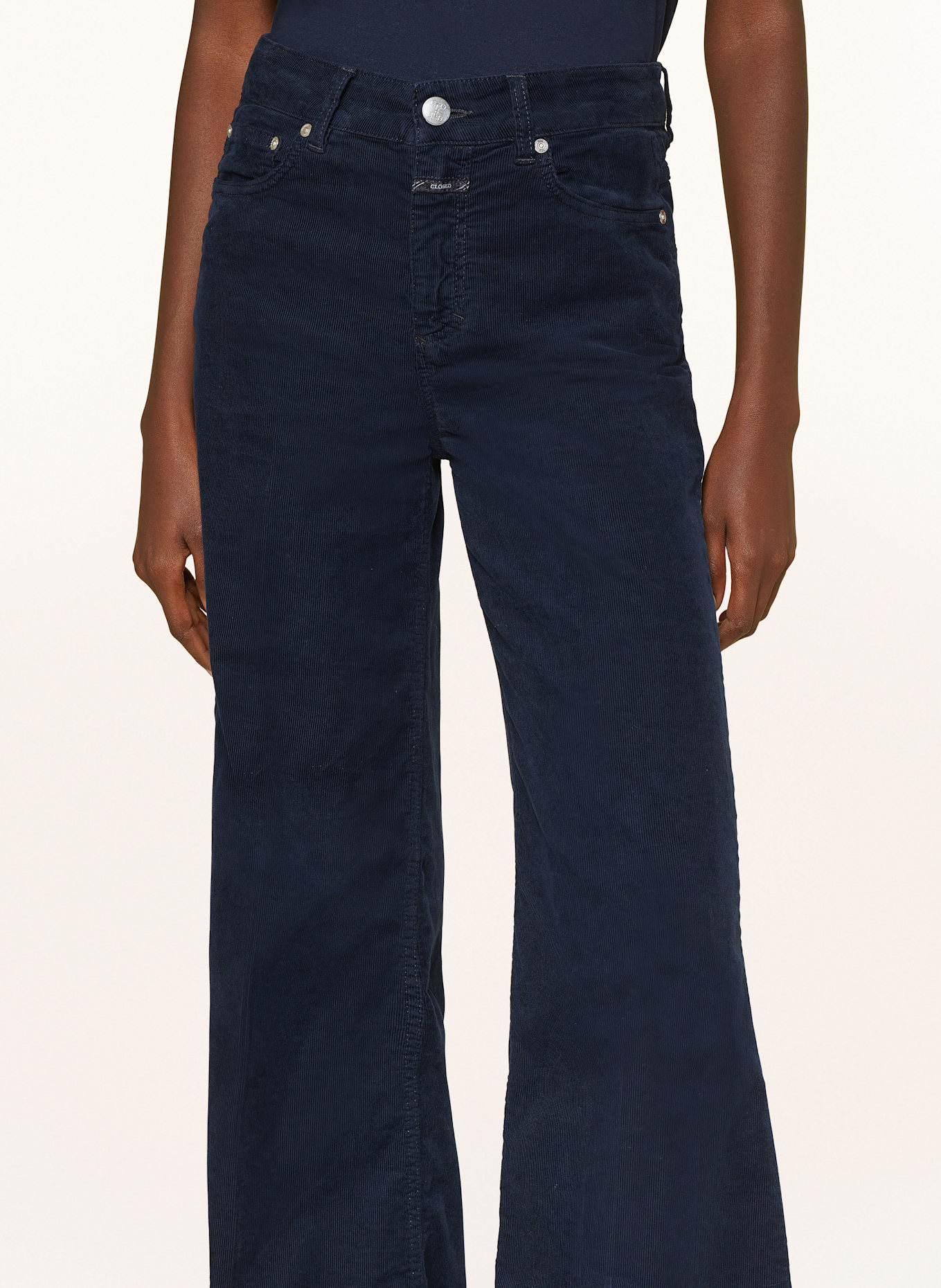 CLOSED Corduroy trousers, Color: DARK BLUE (Image 5)