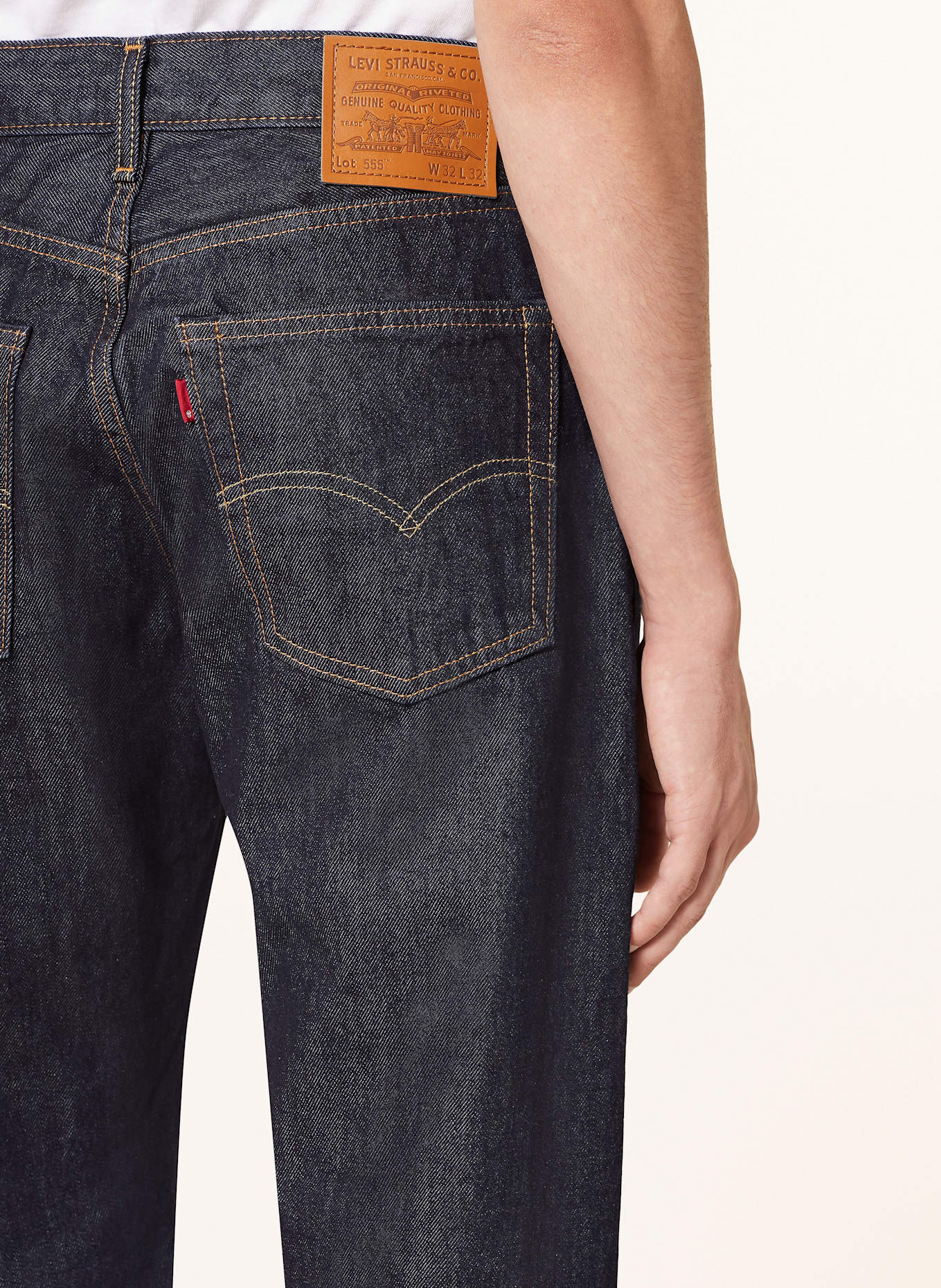 Levi's® Džíny 555 RELAXED Straight Fit, Barva: 00 Dark Indigo - Flat Finish (Obrázek 6)