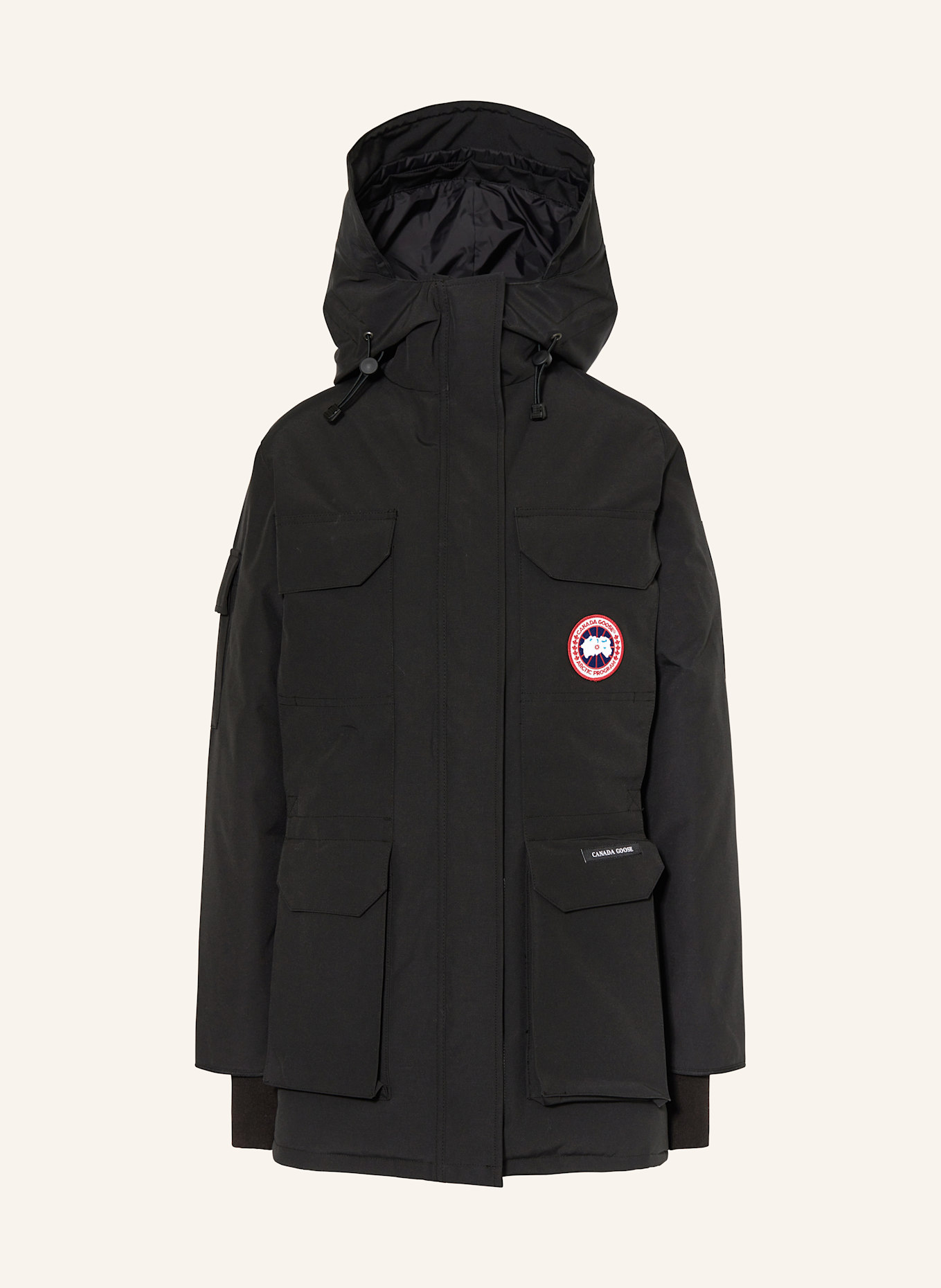 CANADA GOOSE Down parka EXPEDITION: BLACK