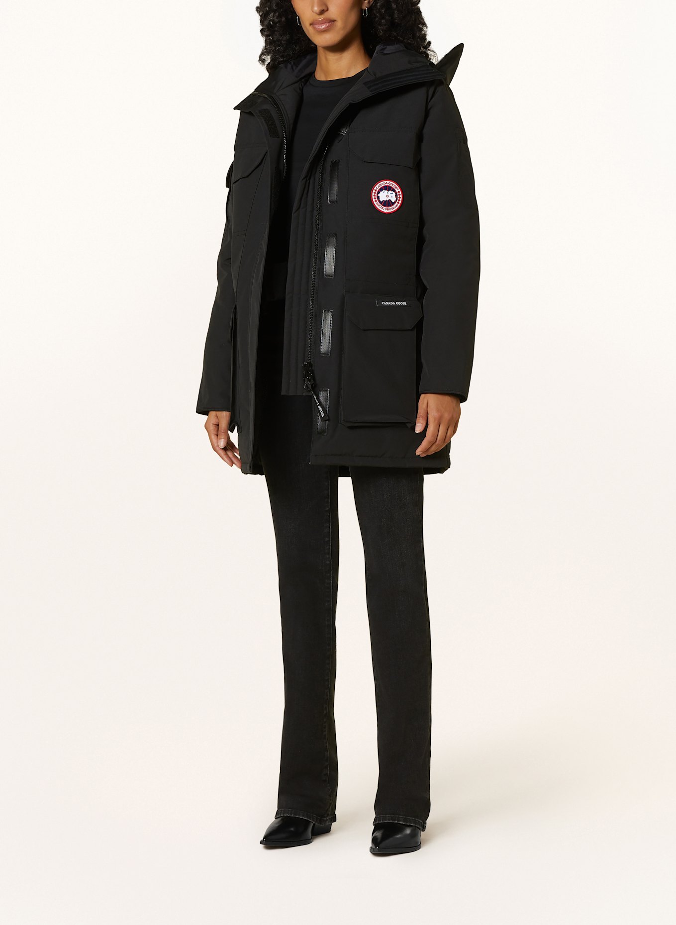 CANADA GOOSE Down parka EXPEDITION: BLACK