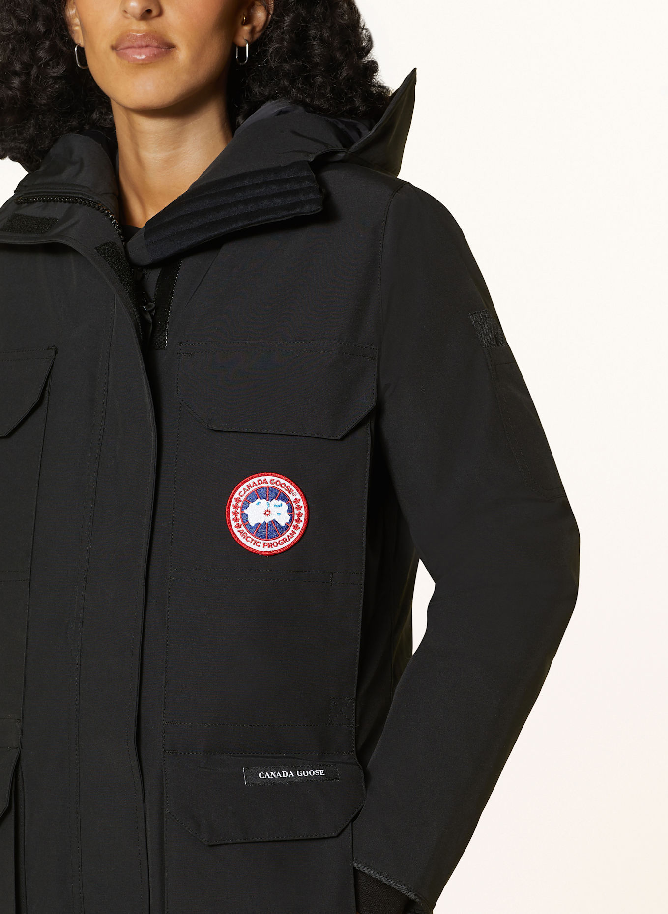 CANADA GOOSE Down parka EXPEDITION: BLACK