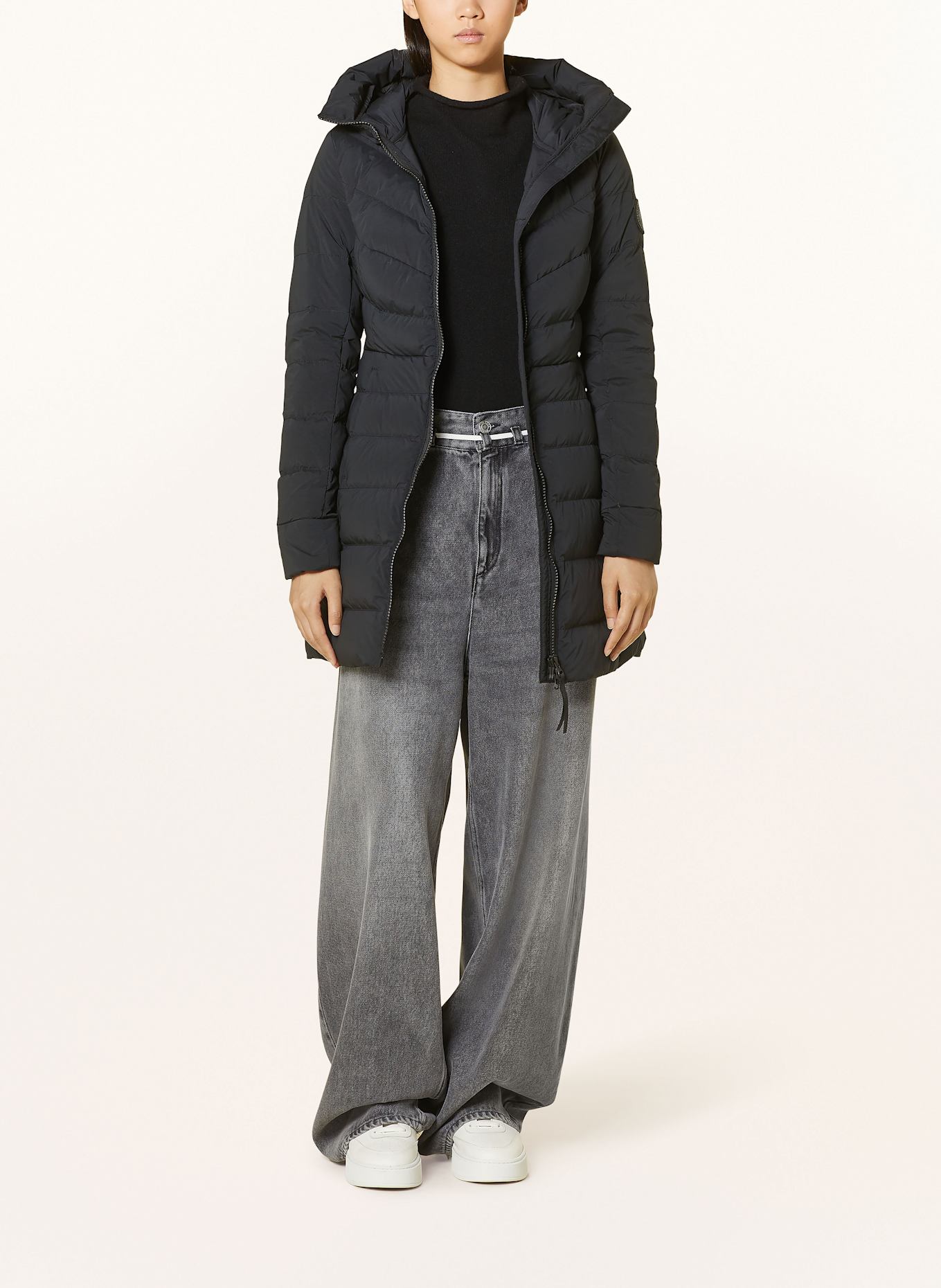 CANADA GOOSE Daunenmantel CLAIR: SCHWARZ