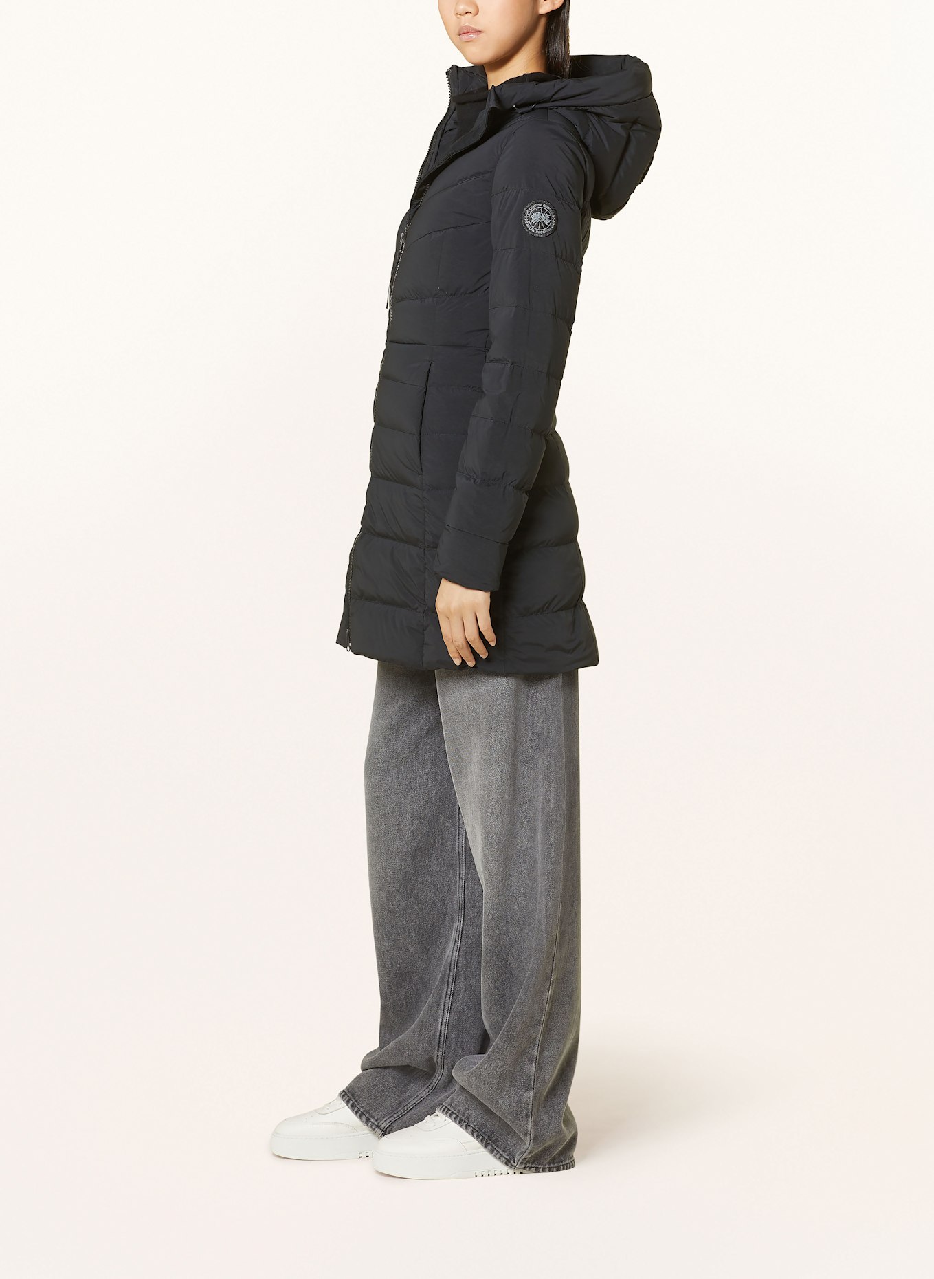 CANADA GOOSE Daunenmantel CLAIR: SCHWARZ