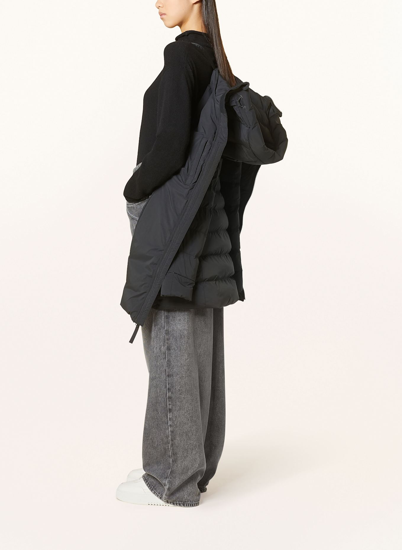 CANADA GOOSE Daunenmantel CLAIR: SCHWARZ