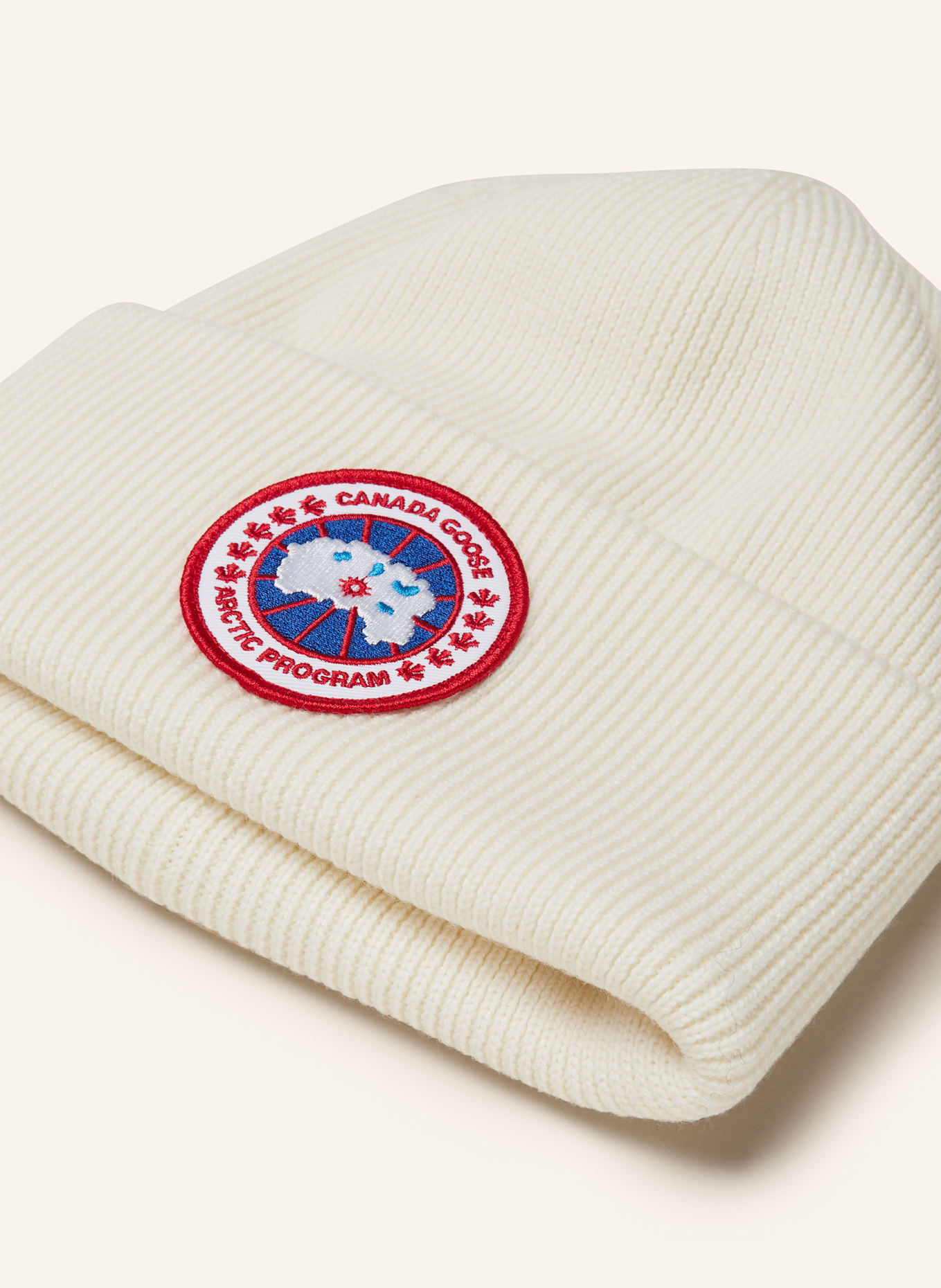 Canada goose white beanie clearance