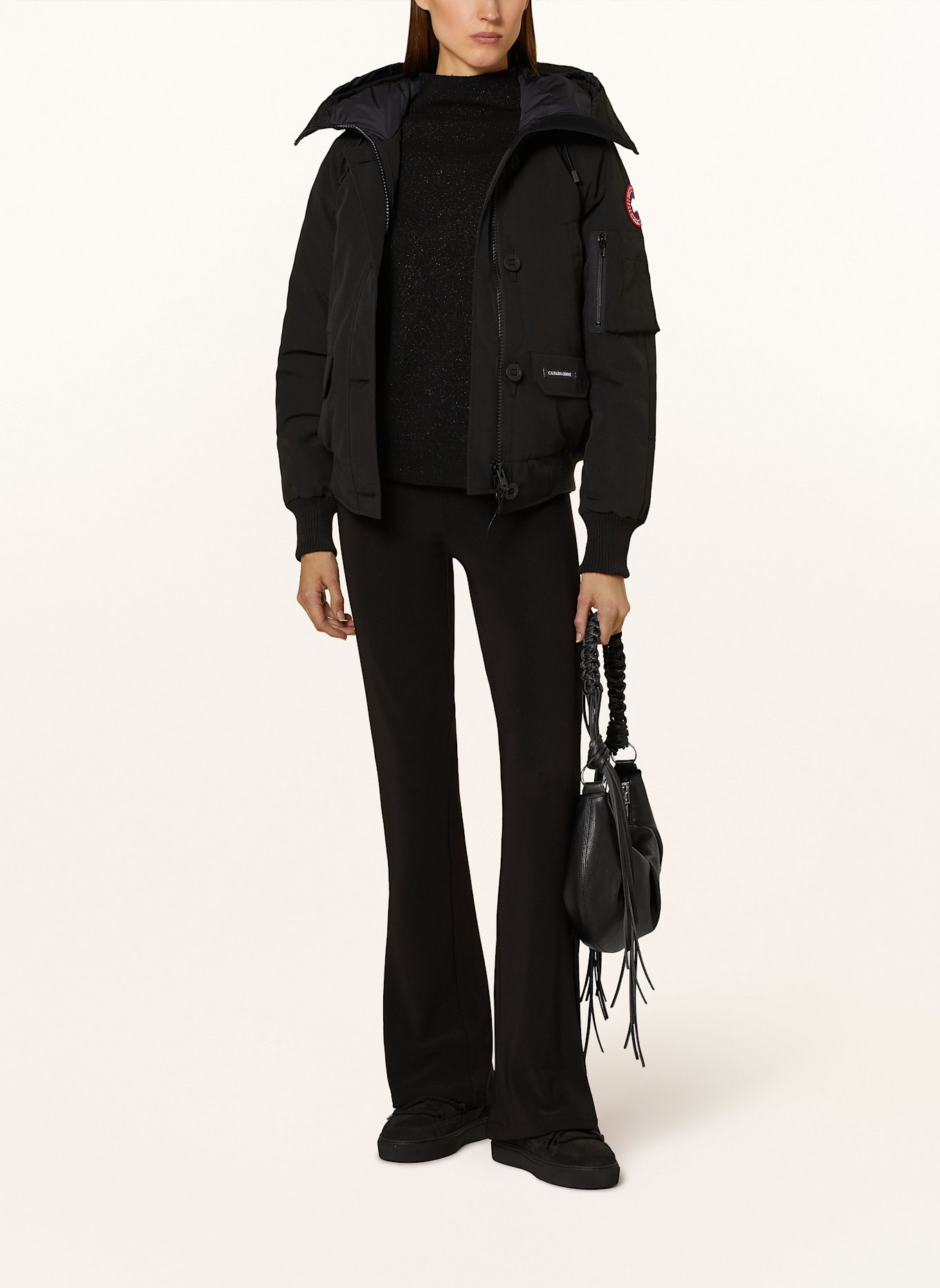 CANADA GOOSE Daunenjacke CHILLIWACK: SCHWARZ