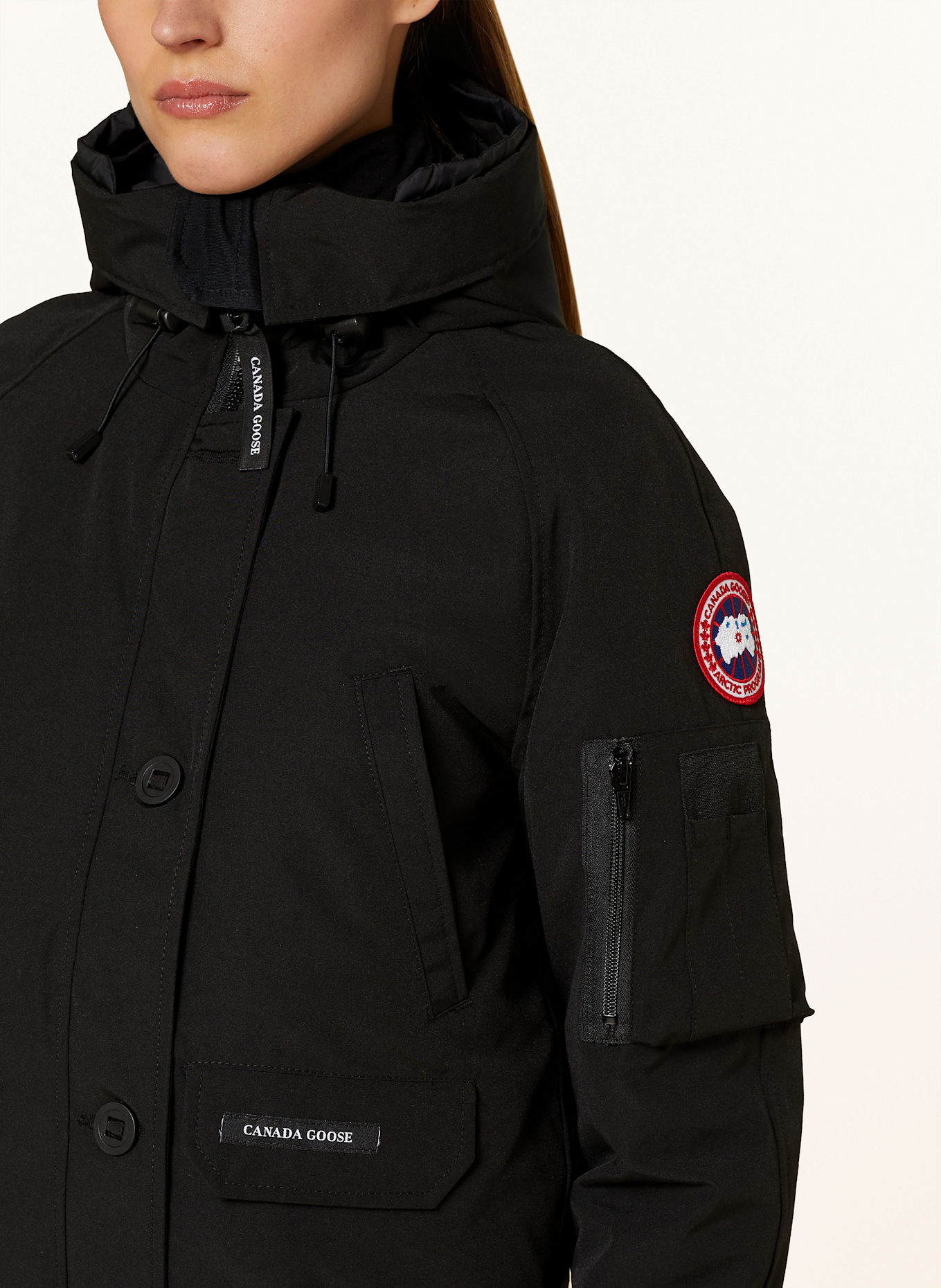 CANADA GOOSE Daunenjacke CHILLIWACK: SCHWARZ
