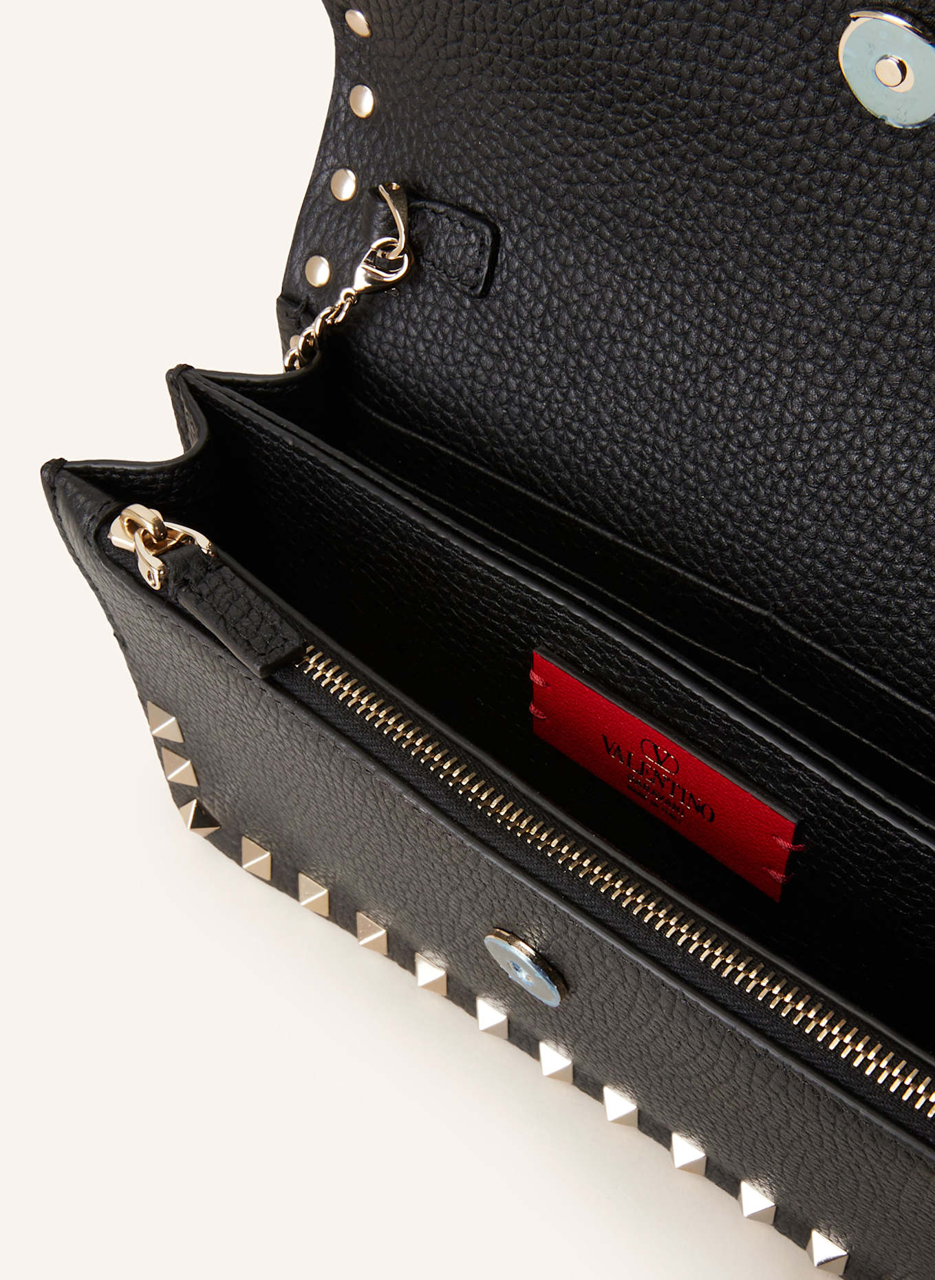 Valentino studded wallet sale