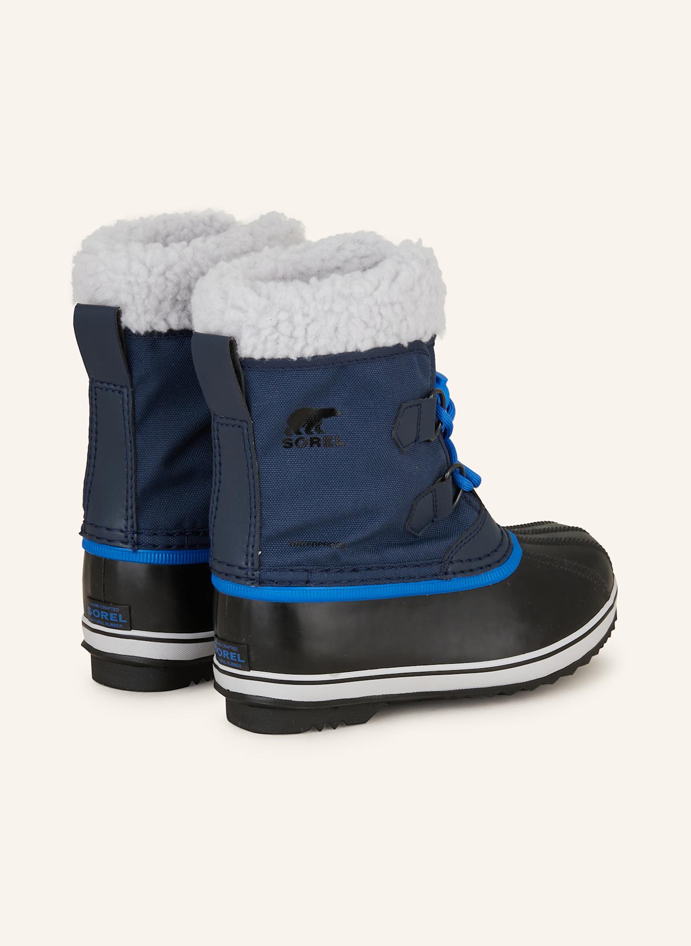 SOREL Boots YOOT PAC™ mit Kunstfell: BLAU / SCHWARZ