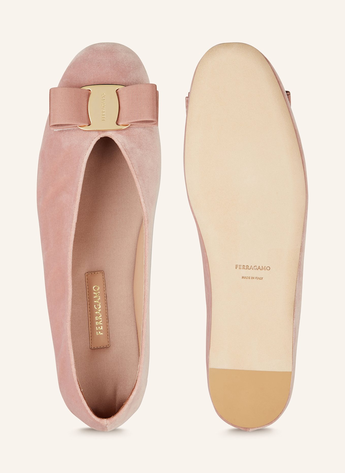 FERRAGAMO Ballerinas VARA, Farbe: NUDE (Bild 5)