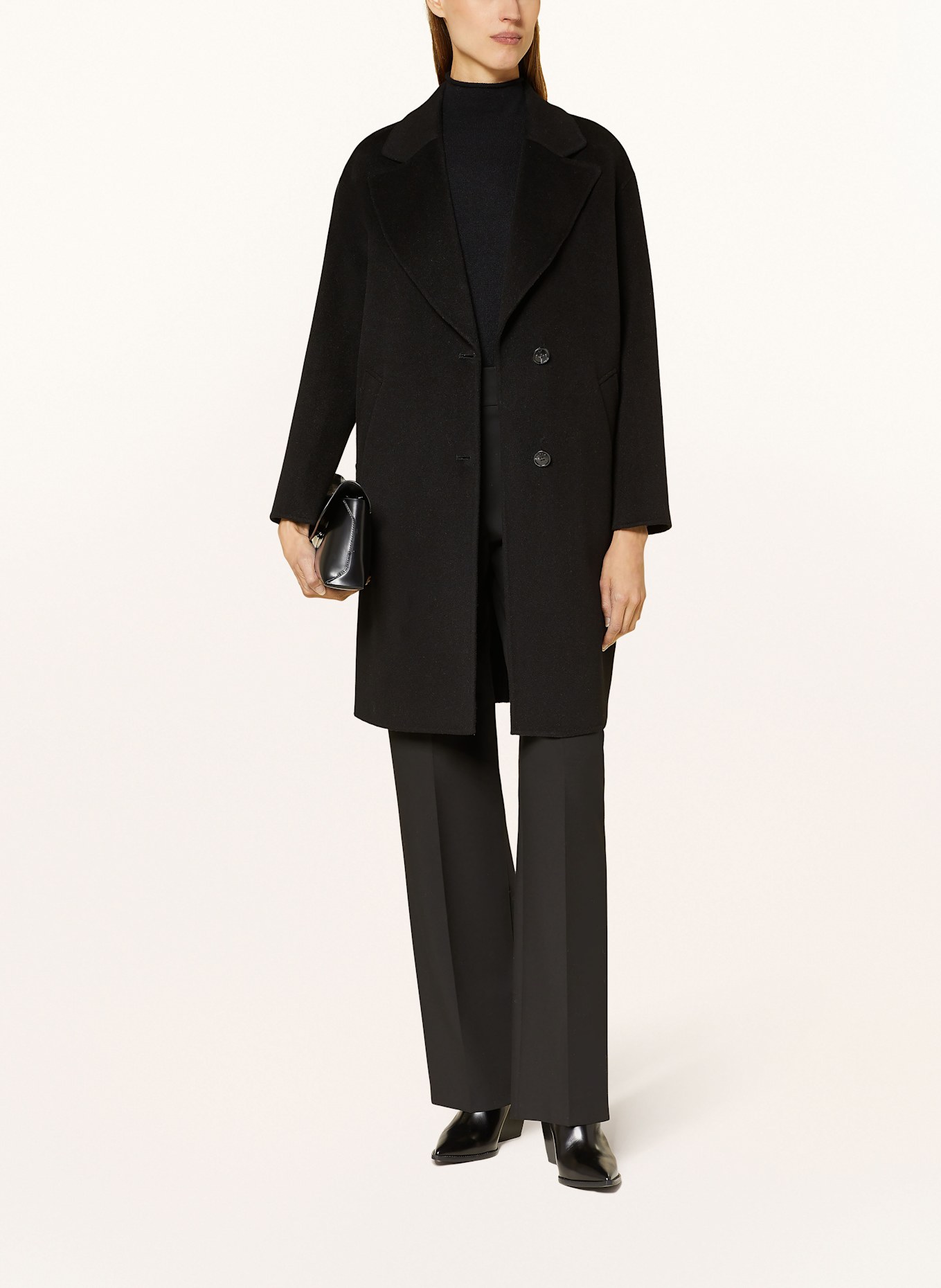 ANFINY Wool coat DIANA, Color: BLACK (Image 2)