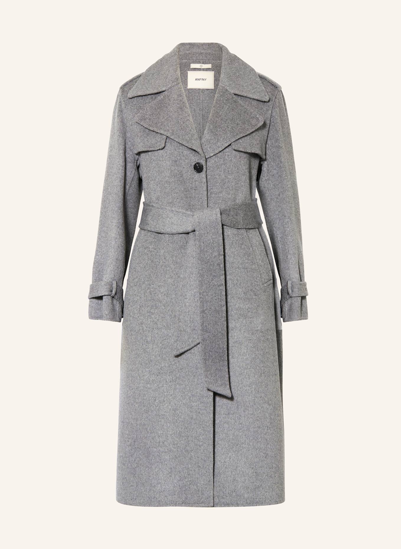 ANFINY Wool coat AUDREY: GRAY
