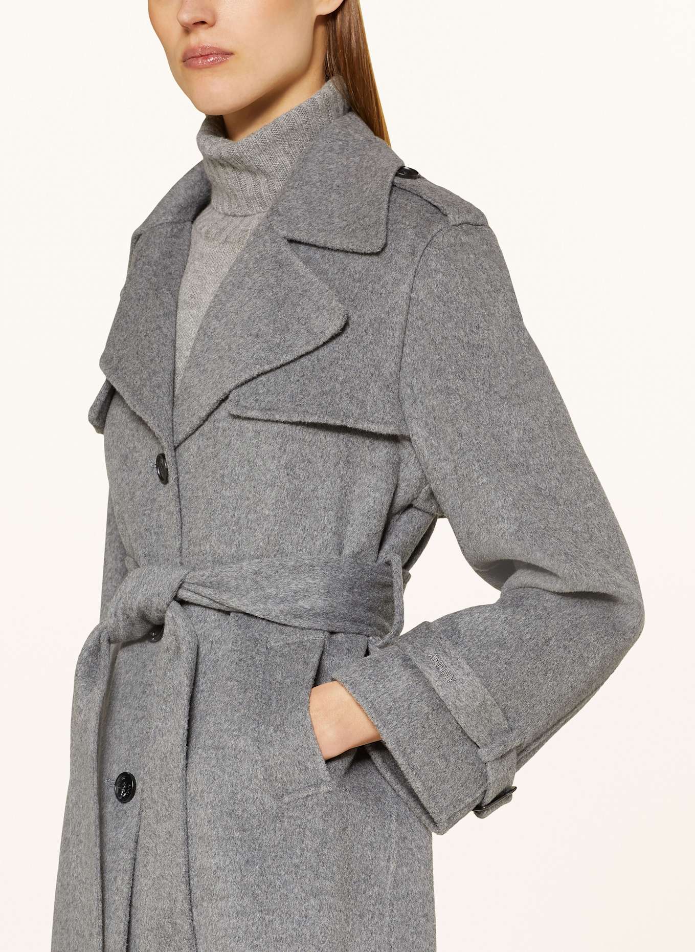 ANFINY Wool coat AUDREY: GRAY