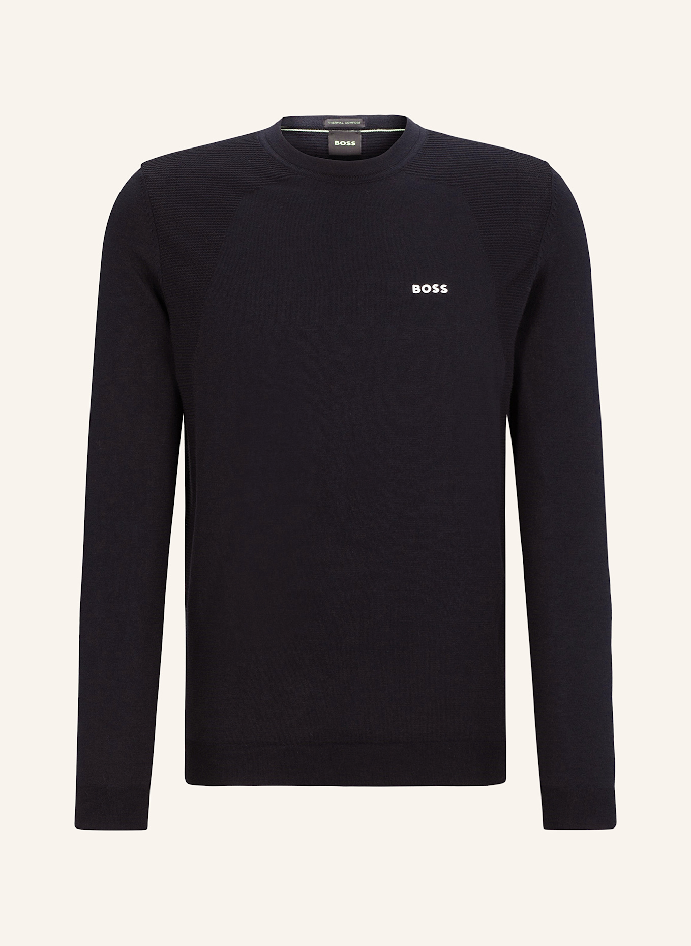 BOSS Pullover MOMENTUM_LITE: DUNKELBLAU