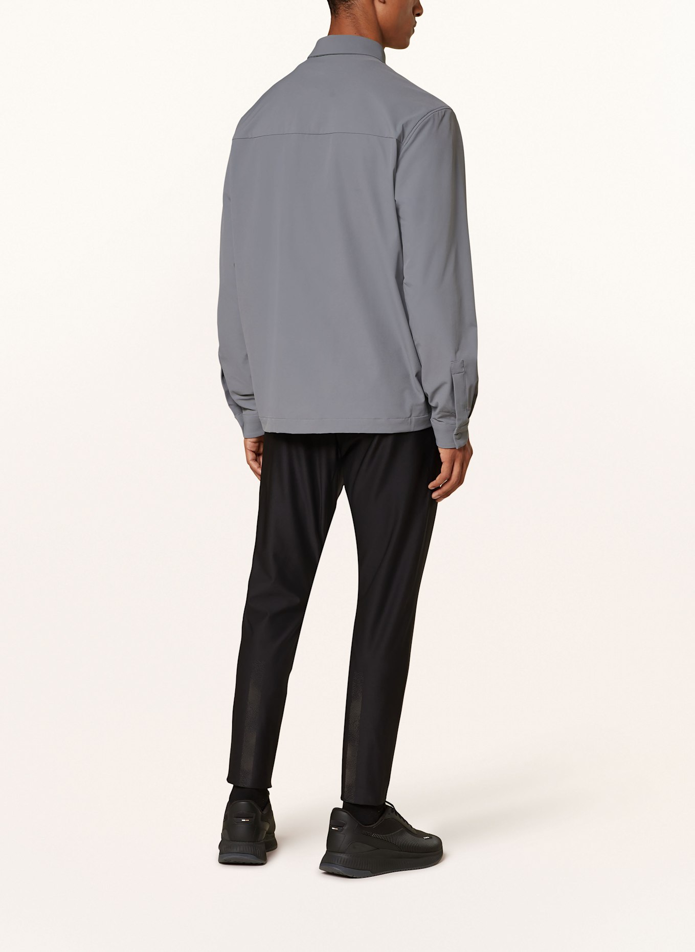 BOSS Overjacket EXPEDIT: SZARONIEBIESKI