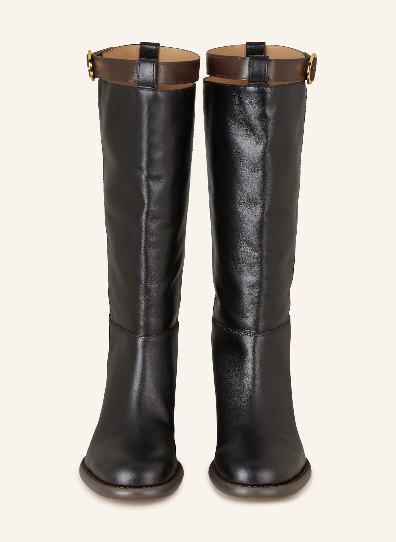 ODISSì Stiefel EMILIE: SCHWARZ / DUNKELBRAUN