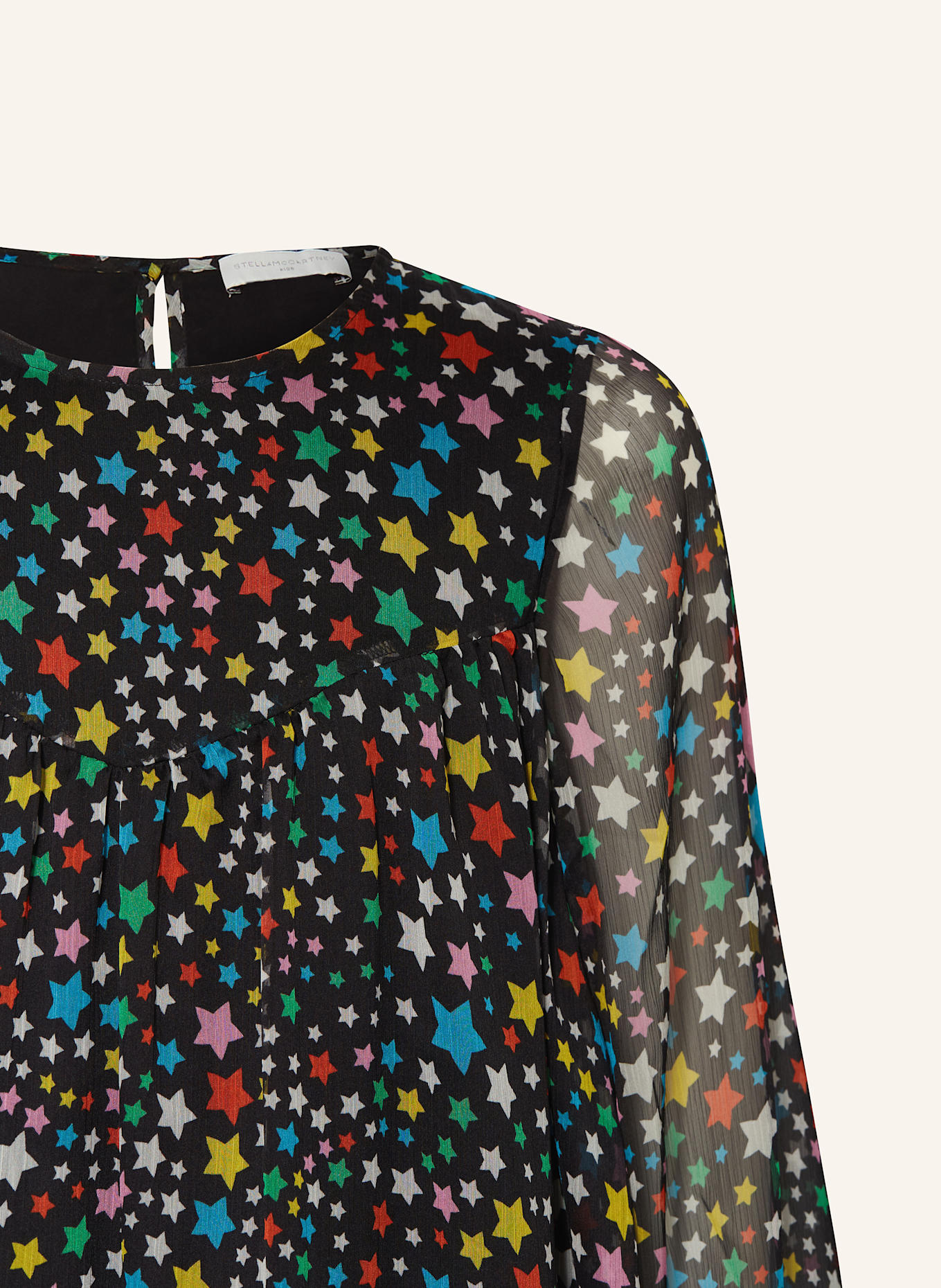 STELLA McCARTNEY KIDS Kleid: SCHWARZ/ GELB/ LILA