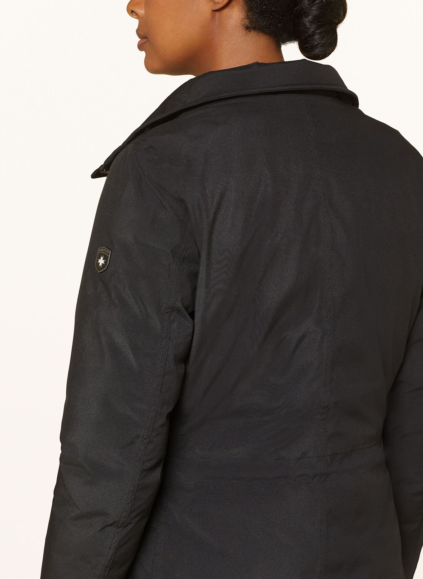 WELLENSTEYN Parka ENTERPRISE CLASSIC LONG mit DUPONT™ SORONA®-Isolierung und abnehmbarem Kunstfell: SCHWARZ