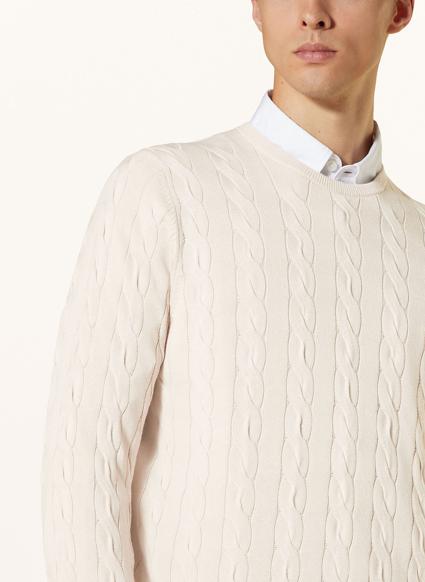 STROKESMAN'S Pullover, Farbe: CREME (Bild 4)