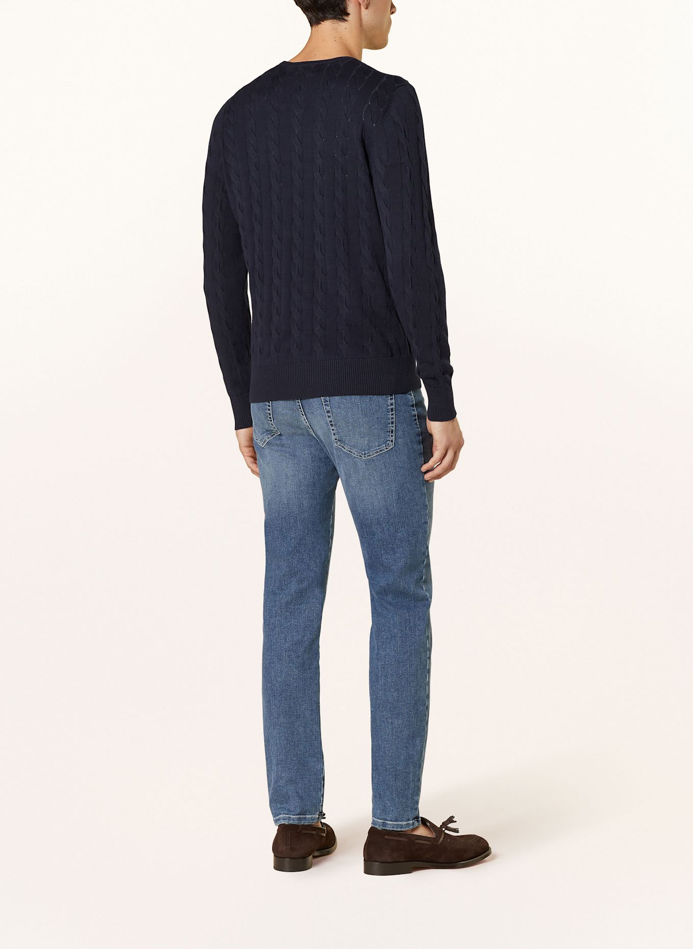 STROKESMAN'S Pullover: DUNKELBLAU