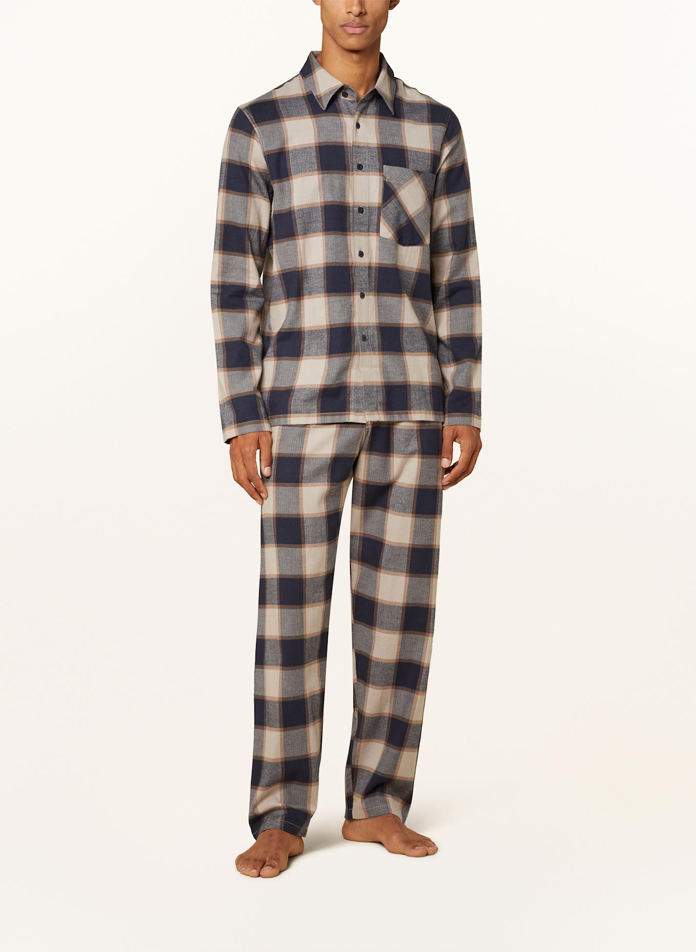 SCHIESSER SELECTED PREMIUM WARMING flannel pyjamas