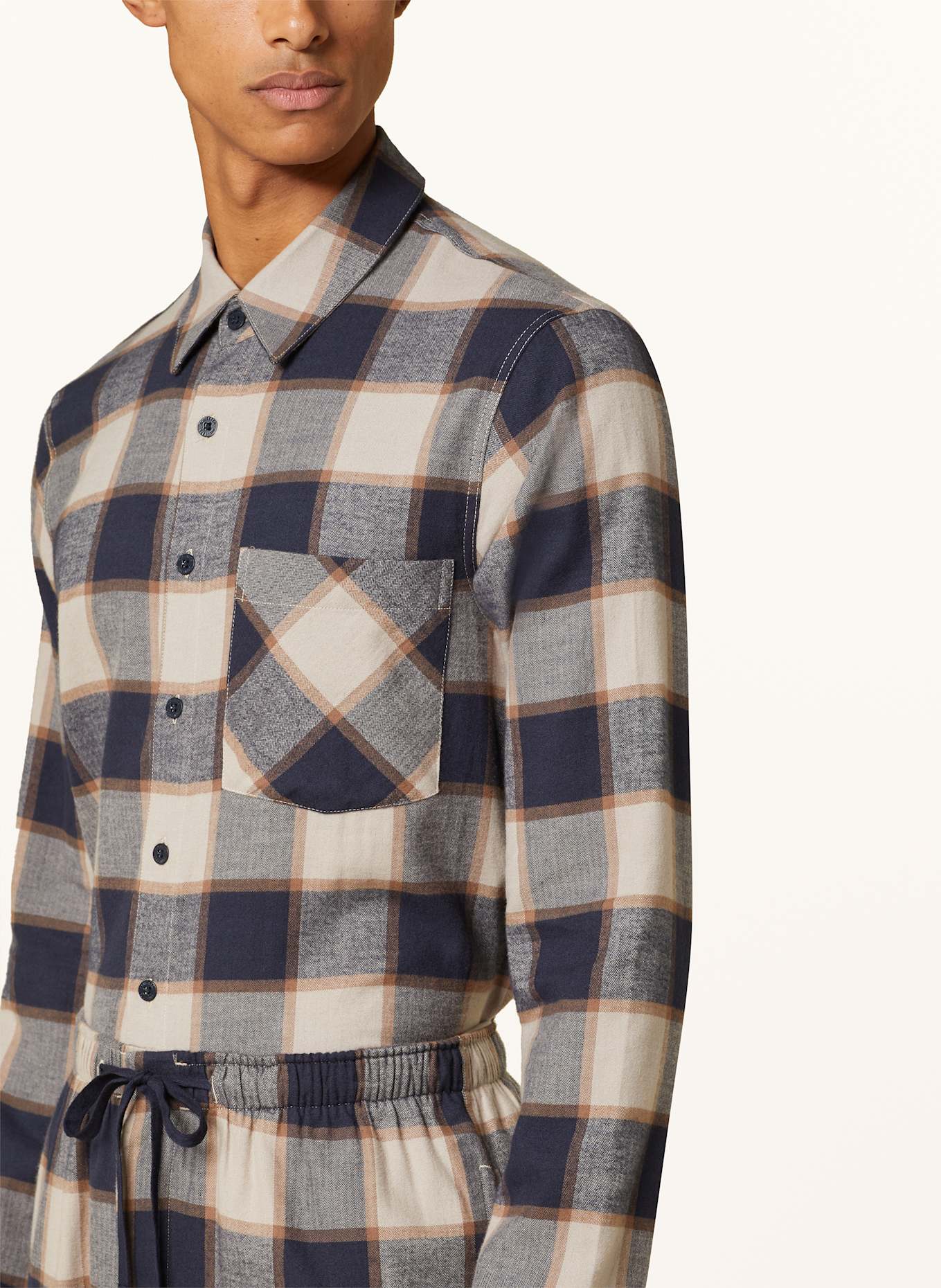SCHIESSER SELECTED PREMIUM WARMING flannel pyjamas