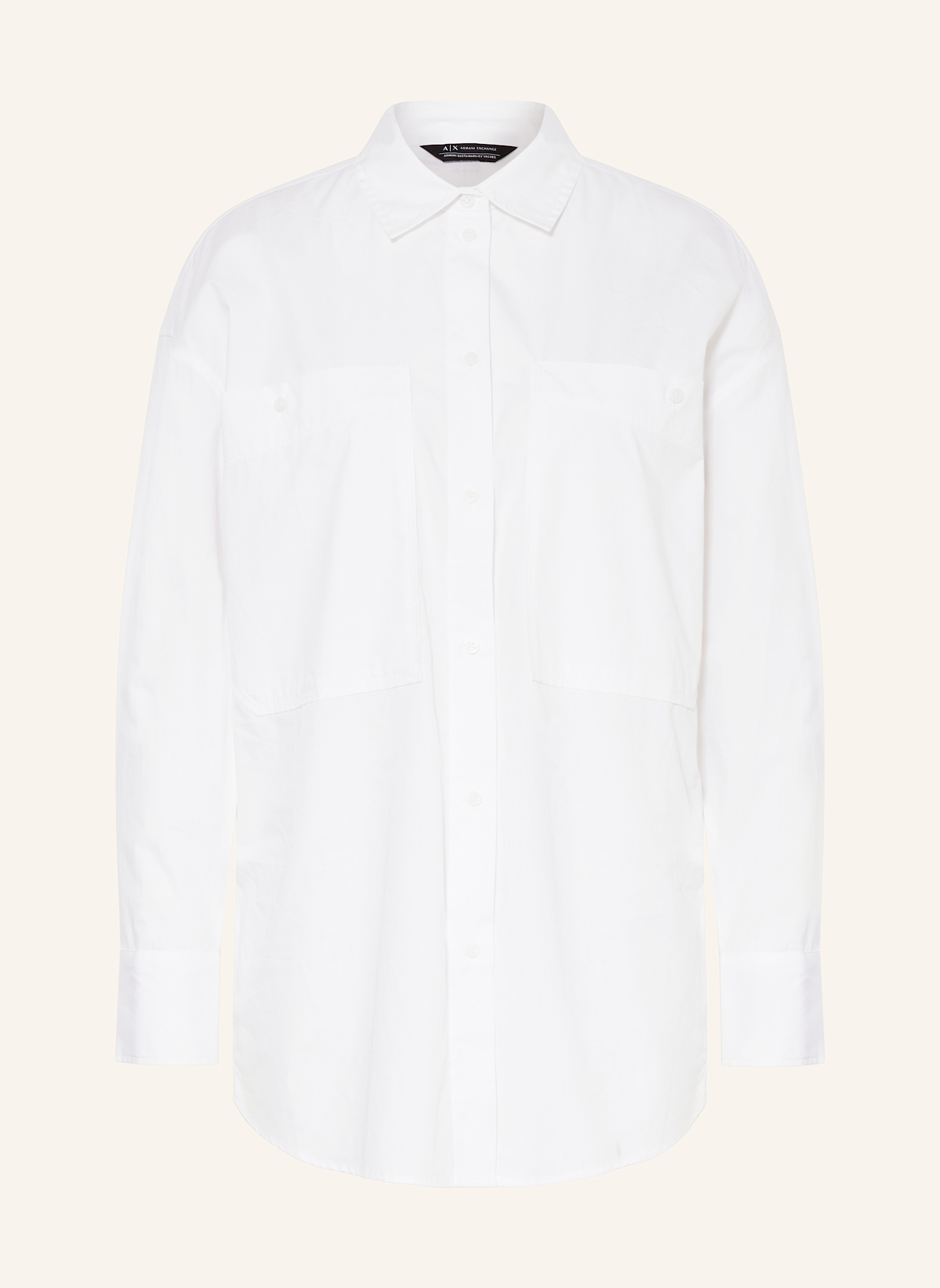 ARMANI EXCHANGE Shirt blouse, Color: WHITE (Image 1)